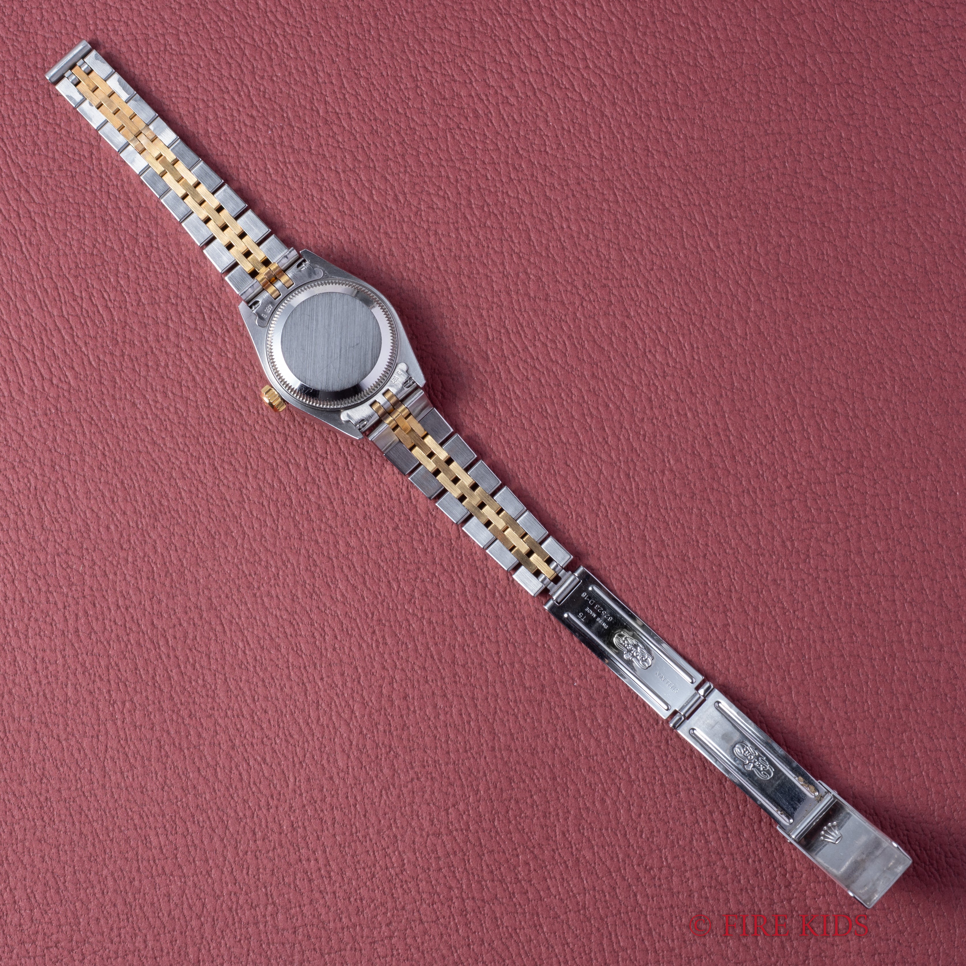 ロレックス デイトジャスト 自動巻き 1993年製 レディース コンビ Ref.69173 シャンパンダイヤル