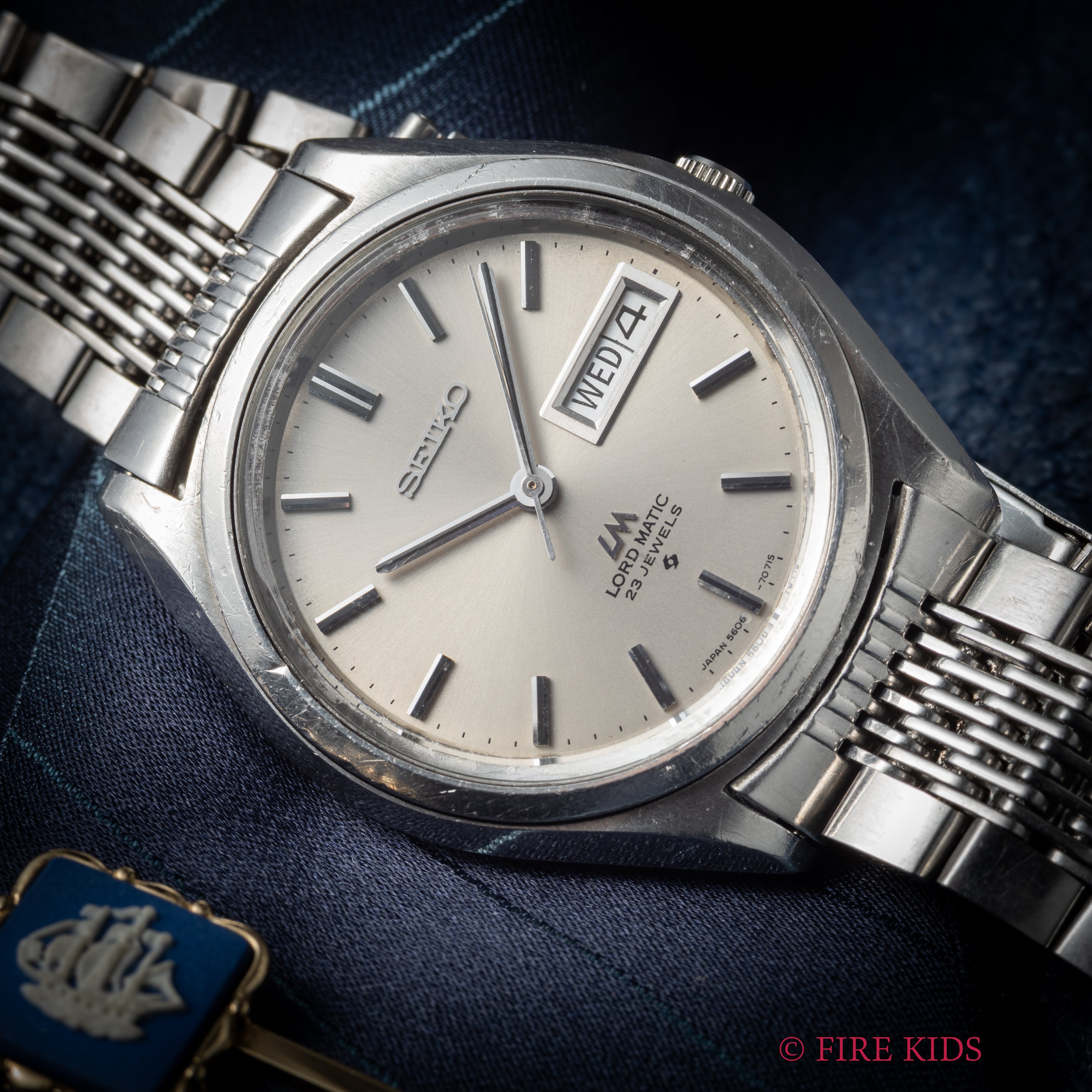 セイコー LM Ref.5606-7070 1971年製 自動巻き 純正ブレス付き