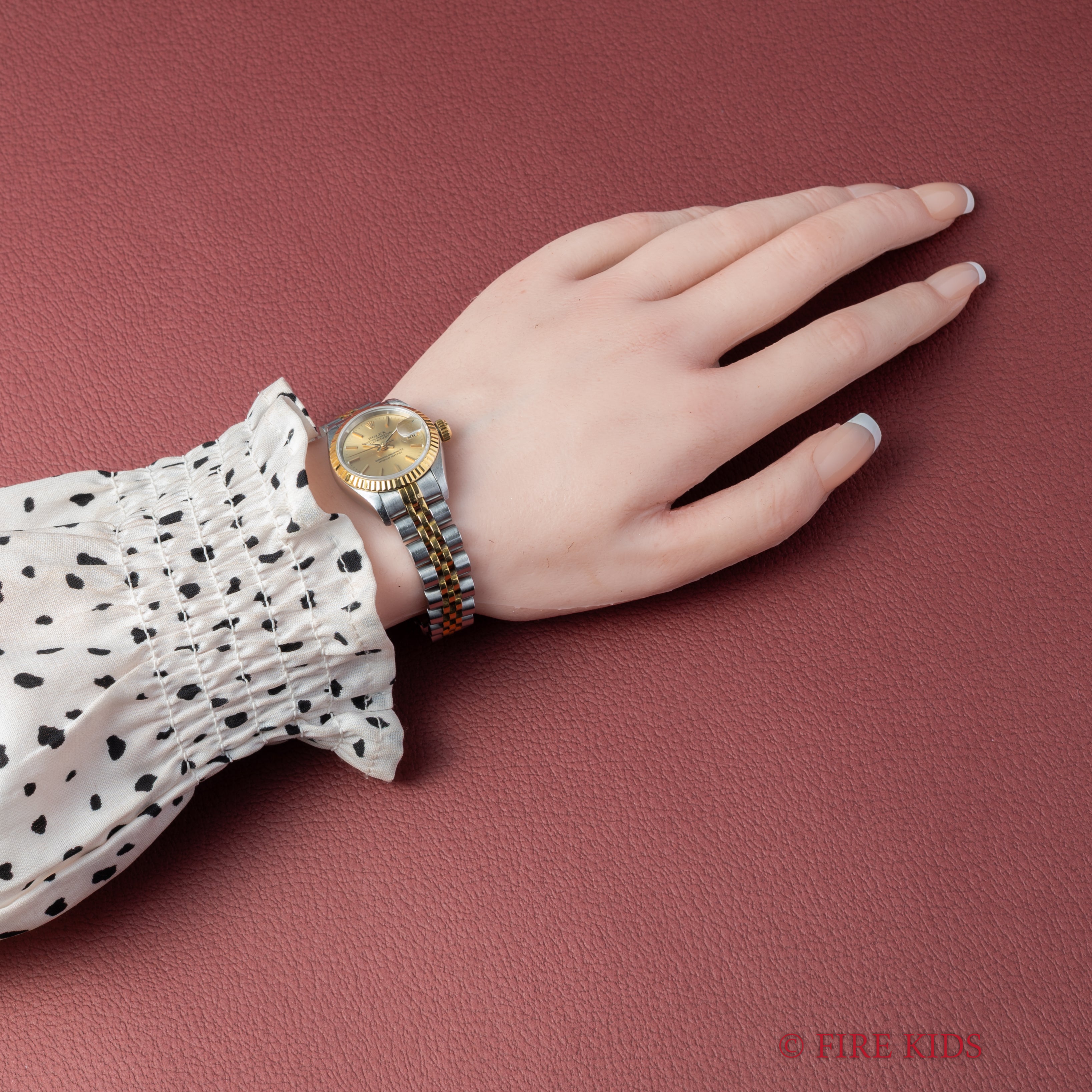 ロレックス デイトジャスト 自動巻き 1993年製 レディース コンビ Ref.69173 シャンパンダイヤル