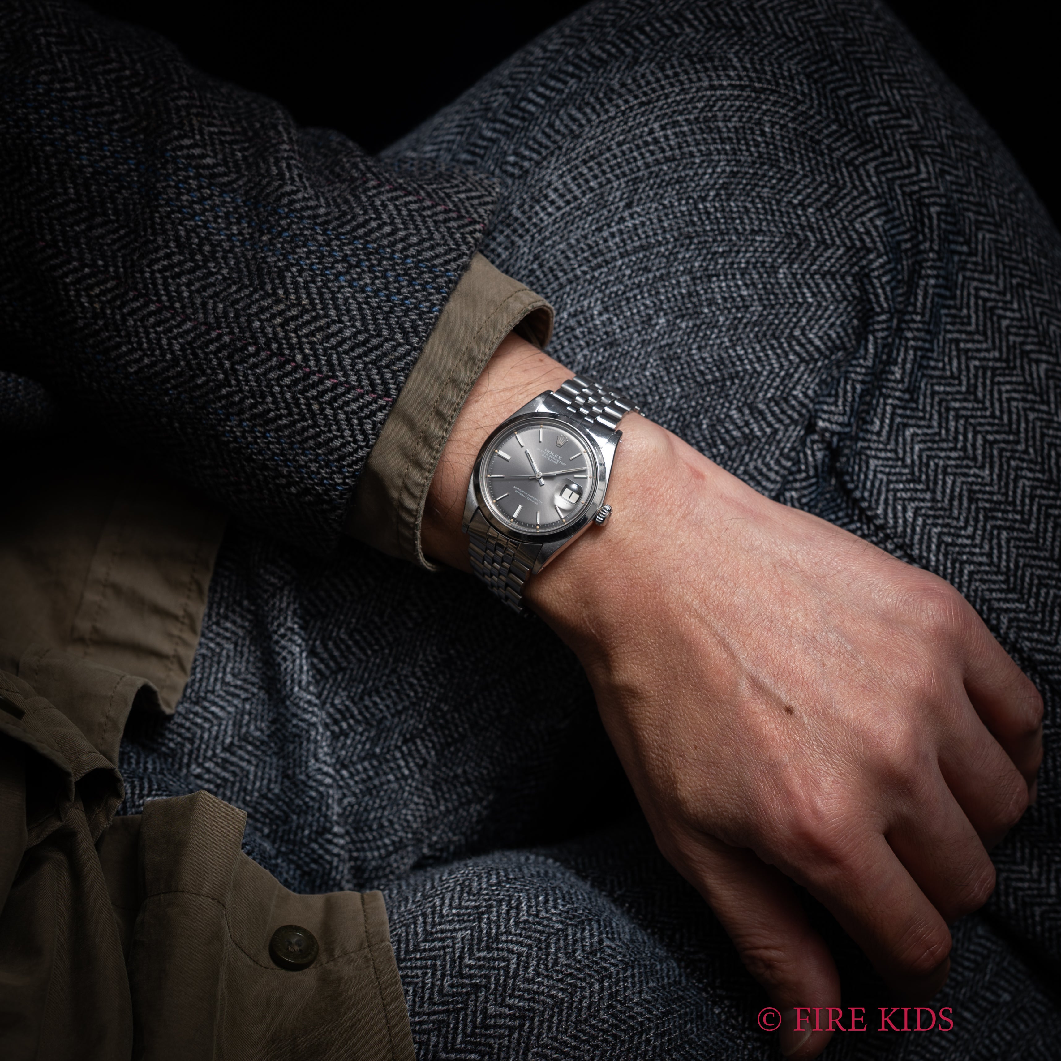 ロレックス デイトジャスト 1968年製 Ref.1600 スムースベゼル 純正ジュビリーブレス付き