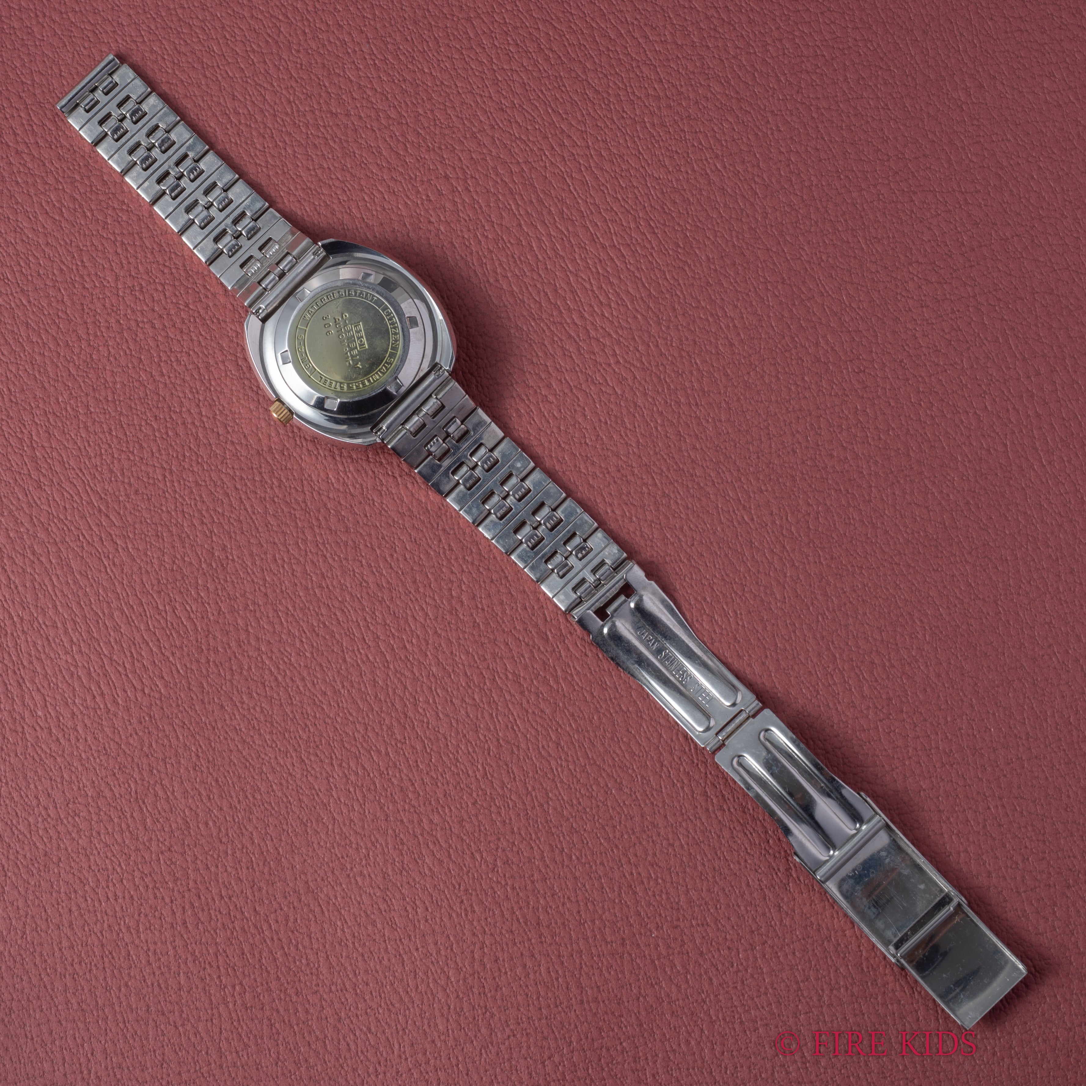 シチズン 1973年製 グリーングラデーション Ref.4-651961Y 未使用美品 カットガラス 自動巻 純正ブレス