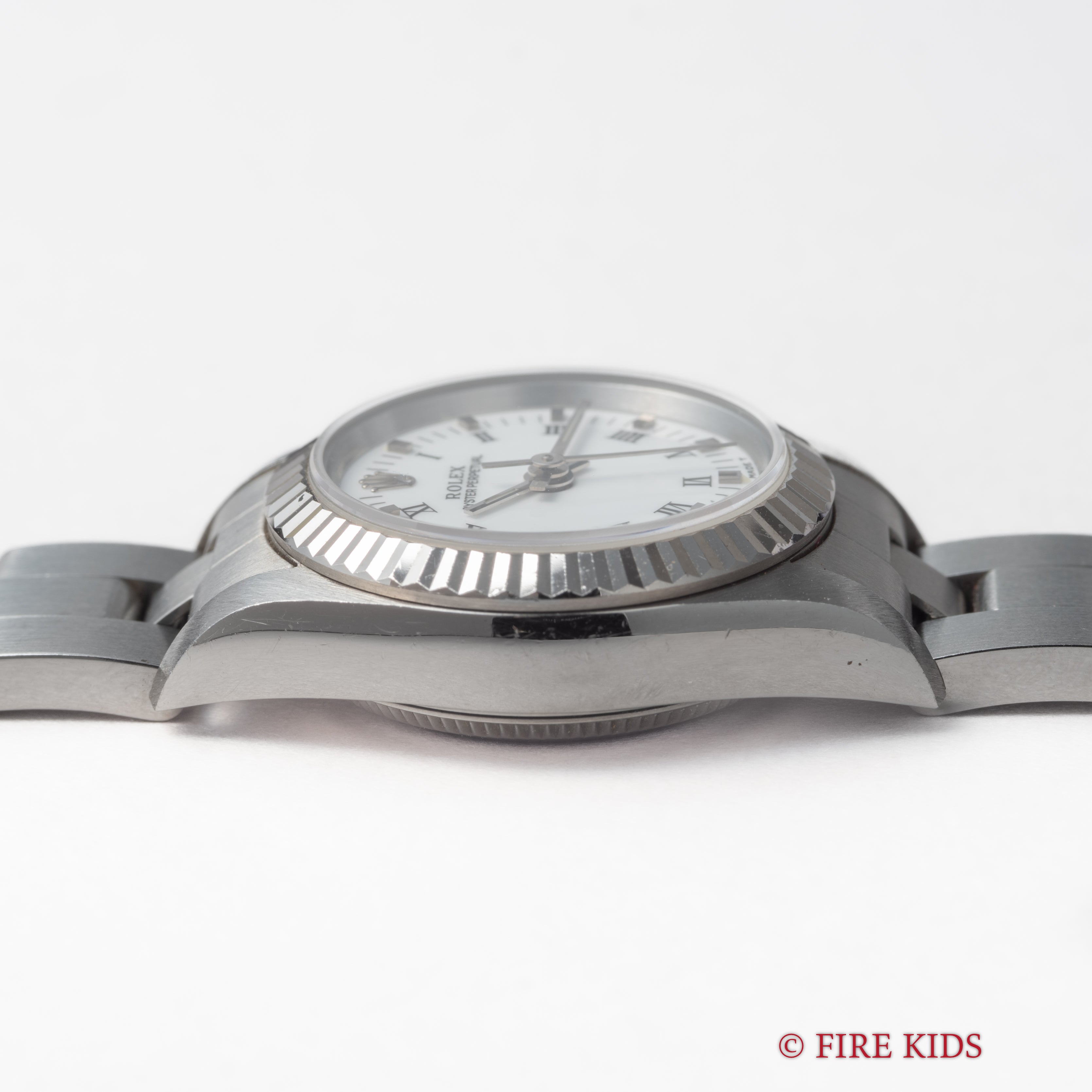 ロレックス Ref.67194 1997年製 ホワイトローマンダイヤル 箱、ギャラ、タグ、冊子付