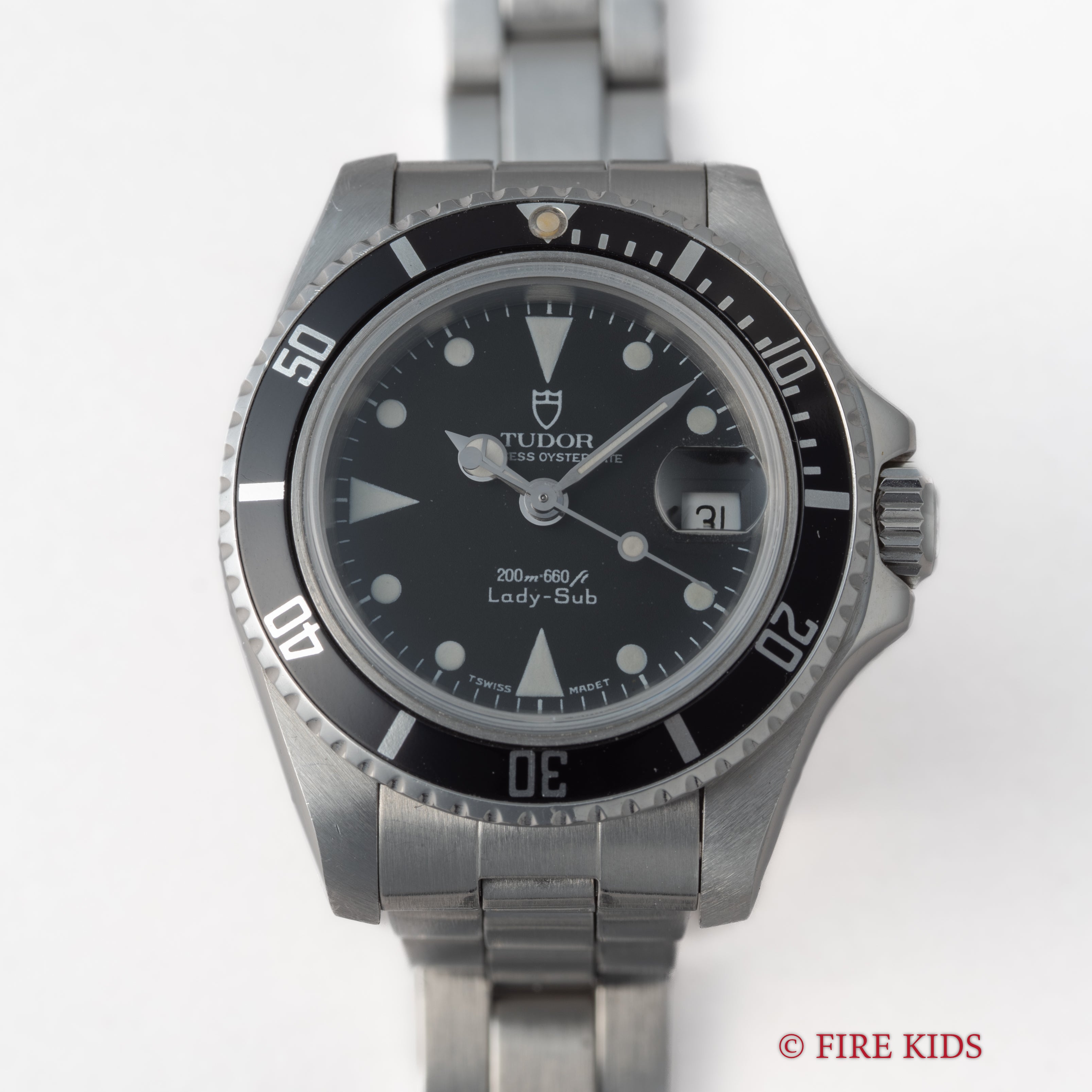 チューダー レディサブ 1992年製 プリンセスオイスターデイト Ref.96090 王冠リューズ 3連オイスターブレス