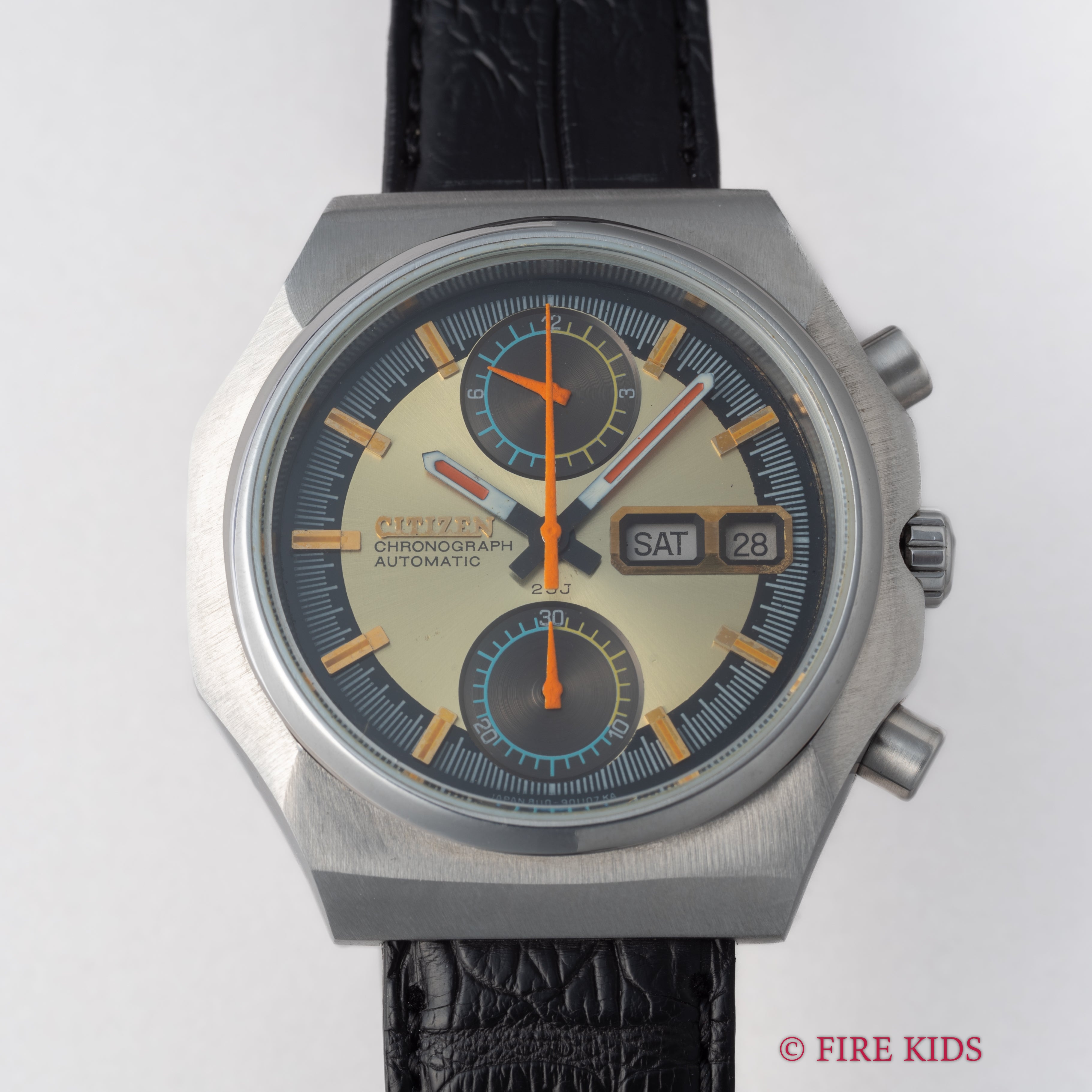 シチズン モナコ クロノグラフ 1975年製 フライバック機能付き 自動巻き 美品