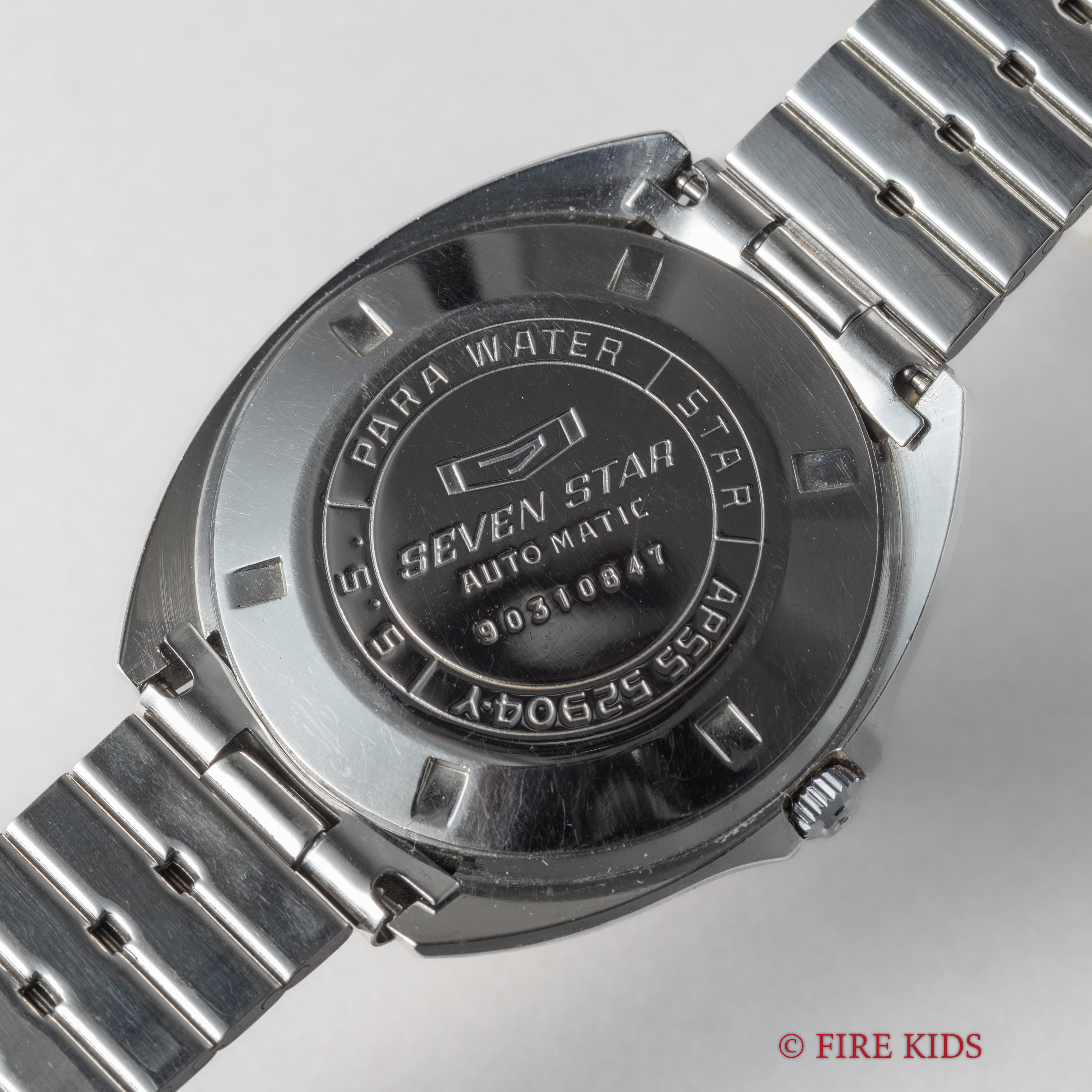 シチズン セブンスター100mダイバー ブラックダイヤル 1969年製 純正ステンレスブレス