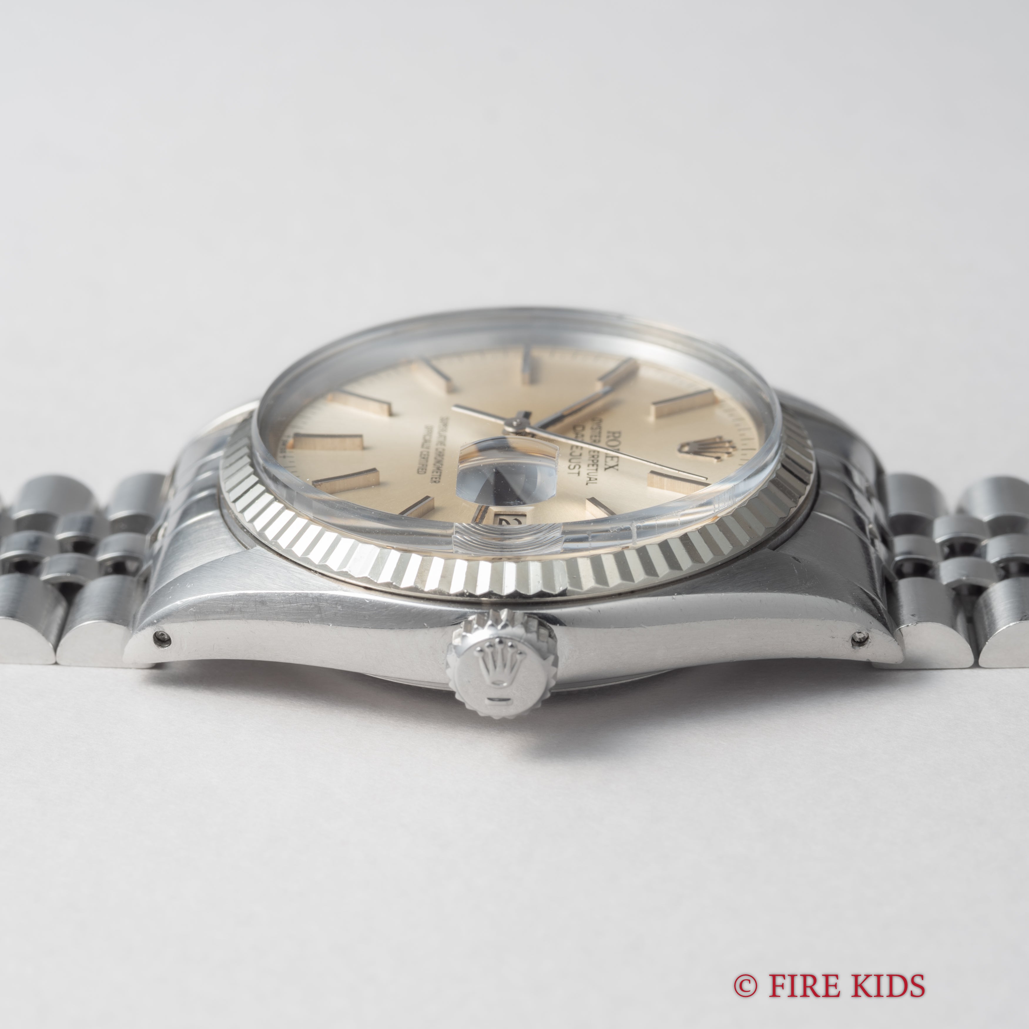 ロレックス デイトジャスト 自動巻き 1978年製 Ref.16014 シルバーダイヤル WGベゼル