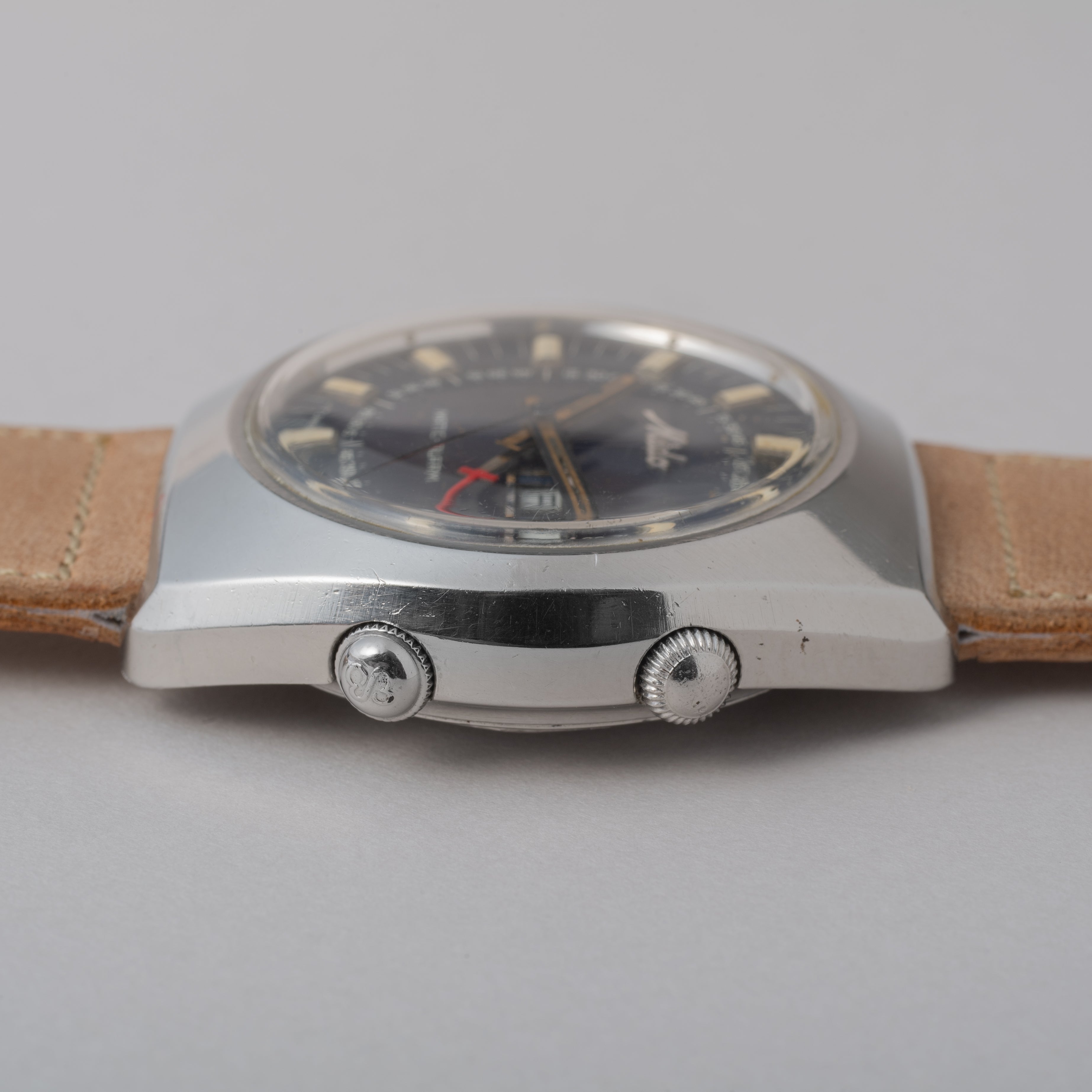 ミドー アラーム オートマチック ブルーダイヤル 1960年代製