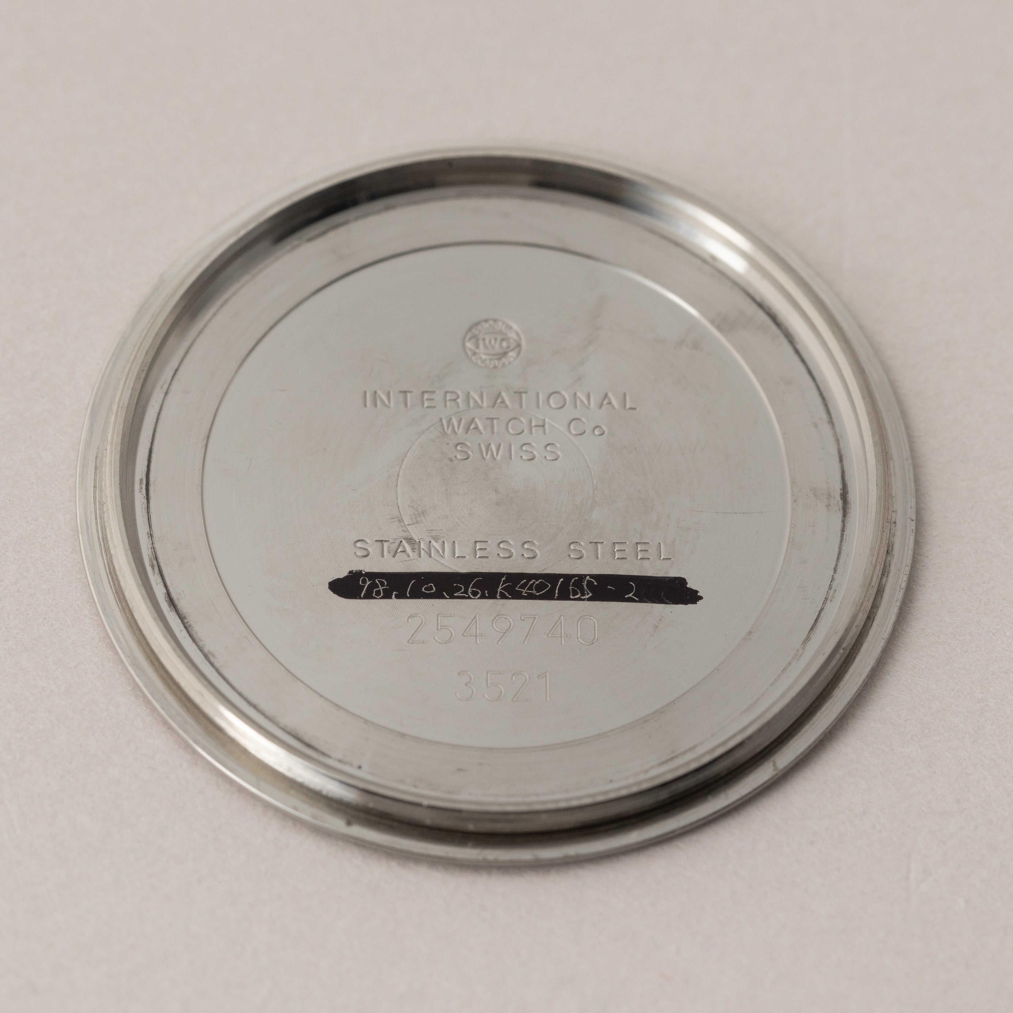 IWC インヂュニア Ref.3521 ホワイトダイヤル 1993年製 Cal.887/2 クロノメーター