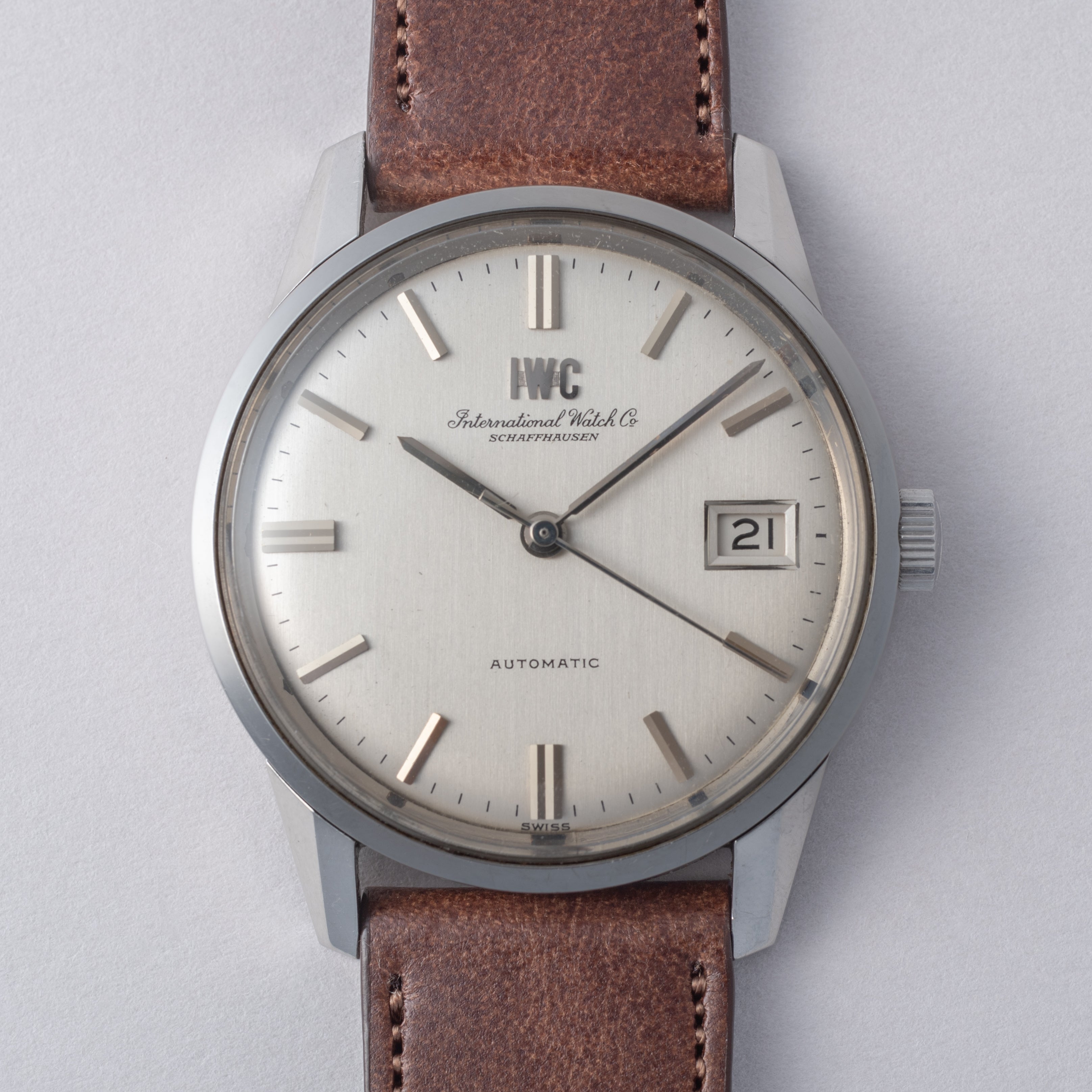 IWC ラウンドケース 1970年製/昭和45年製 Cal.8541B 自動巻き
