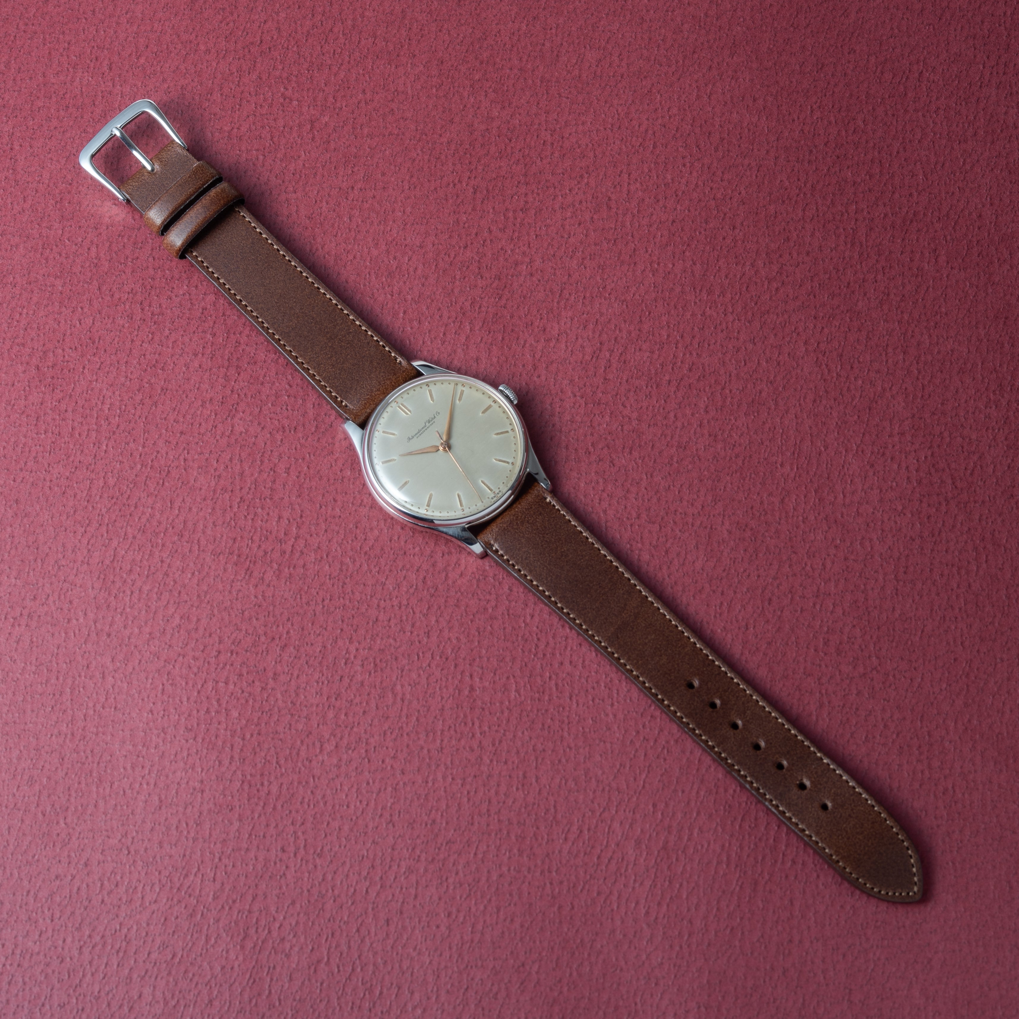 IWC Cal.89搭載 1955年製ラウンドケース 手巻き ステンレスケース