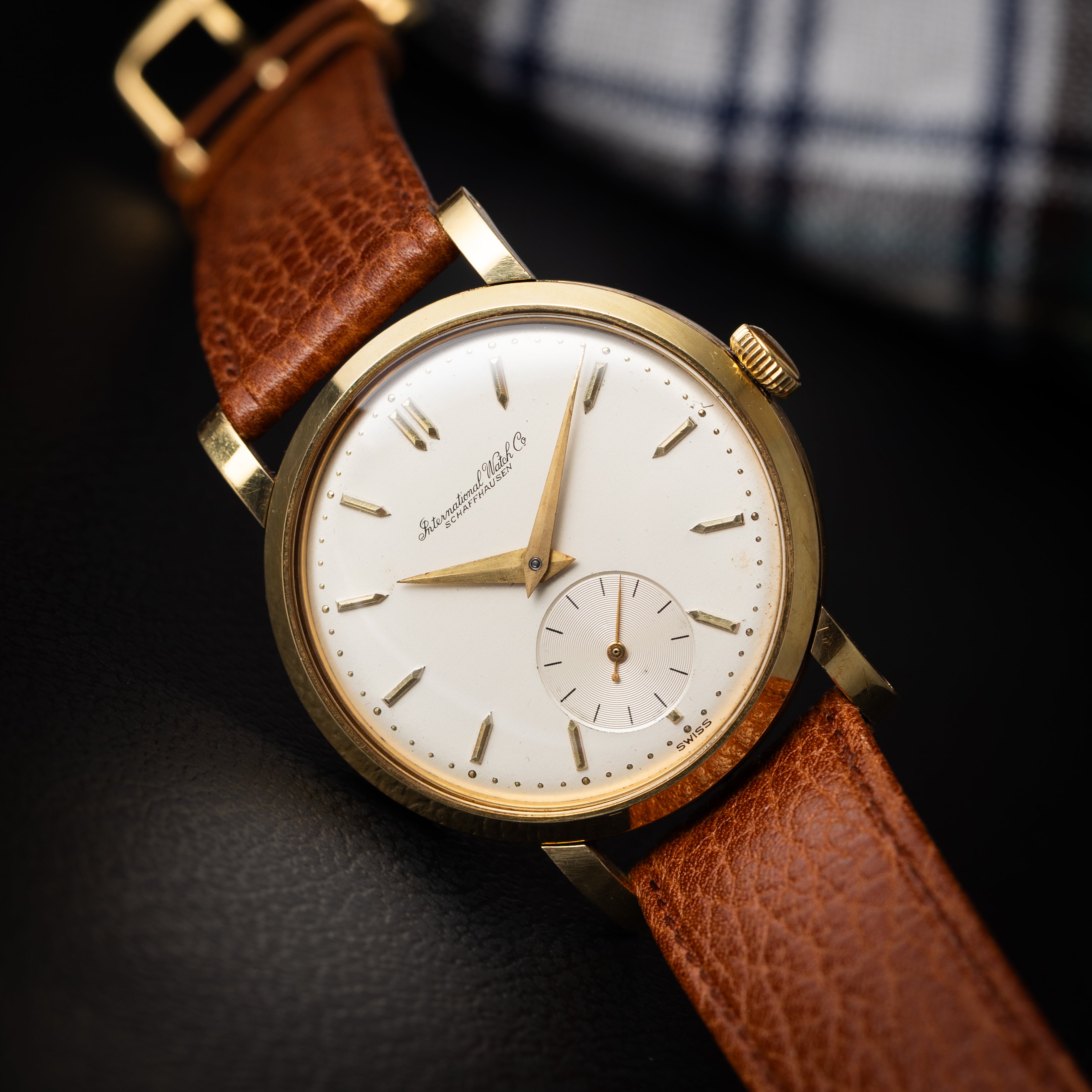 IWC Cal.88 1950年代 18金無垢ラウンドケース スモールセコンド