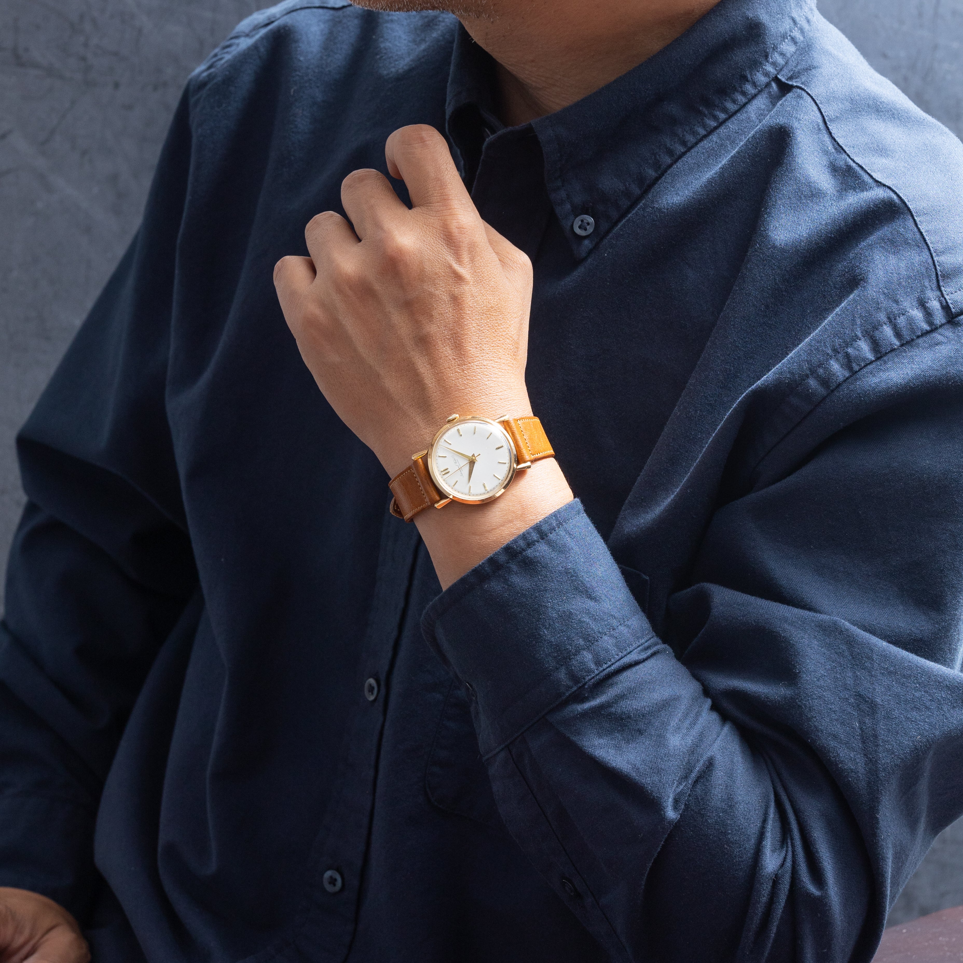 IWC 18金無垢ケース Cal.89 1957年製 手巻き