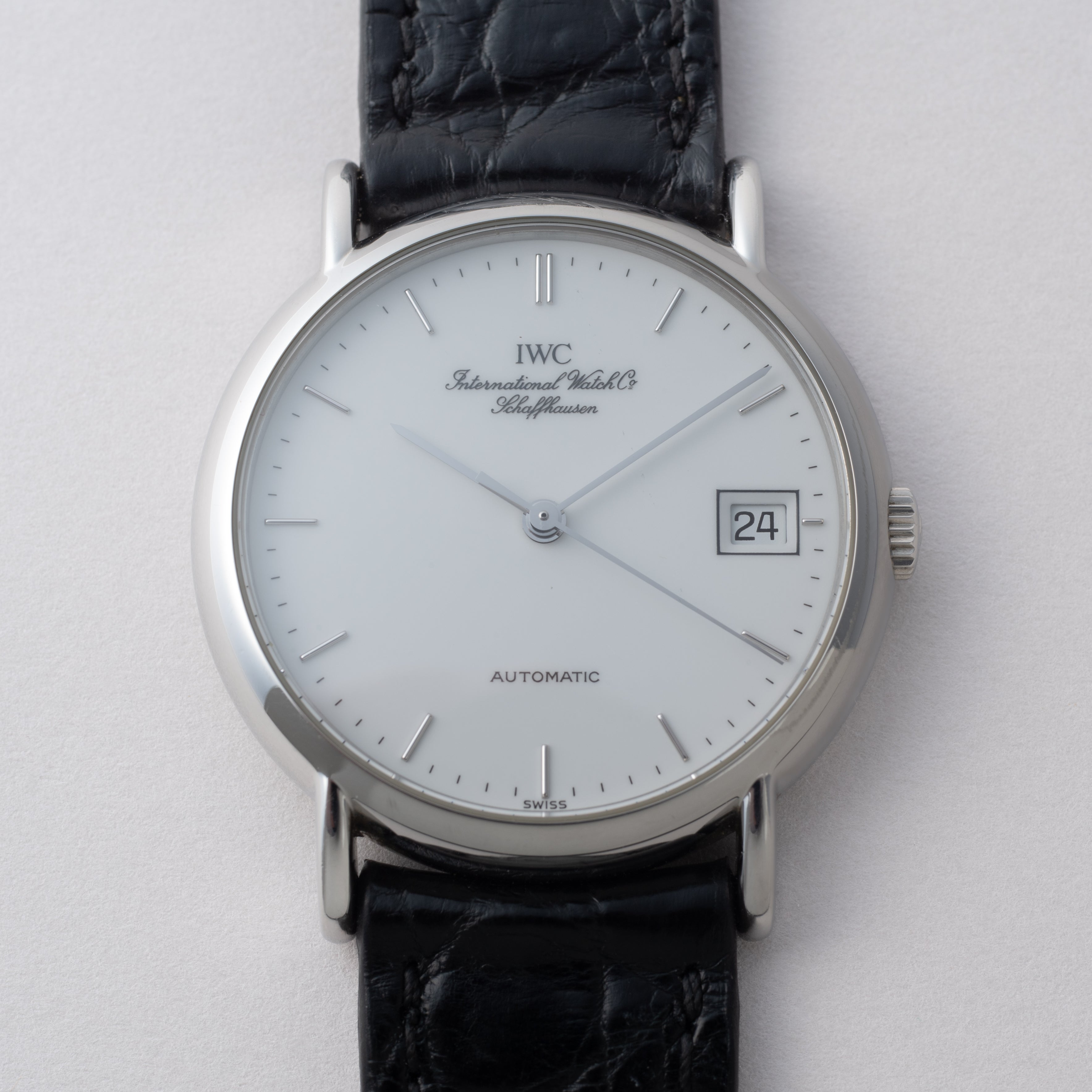 IWC ポートフィノ 1994年製 オートマチック エナメルホワイトダイヤル