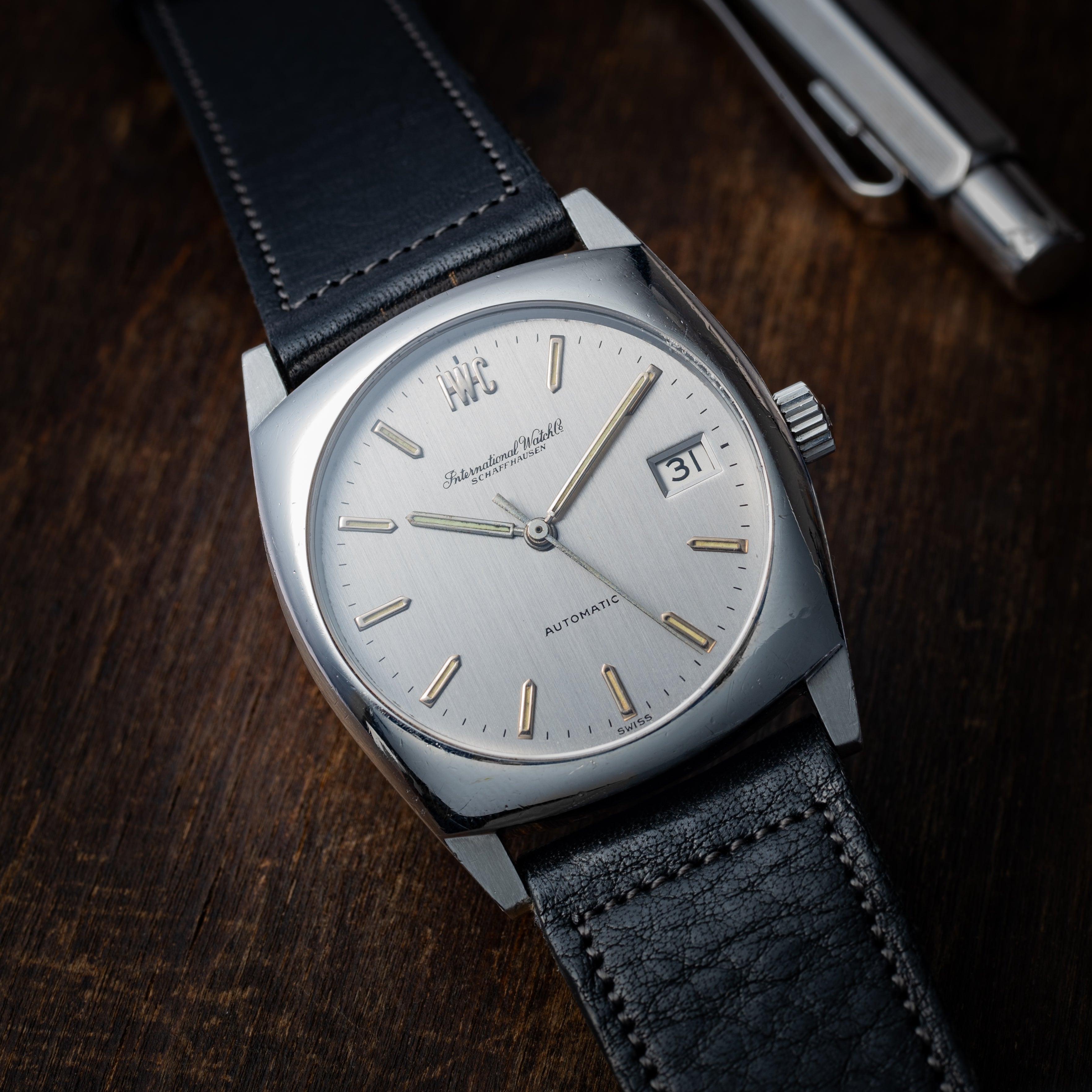 IWC 1978年製 ゴルフクラブ表記なし Cal.8541B ジェラルド・ジェンタデザイン