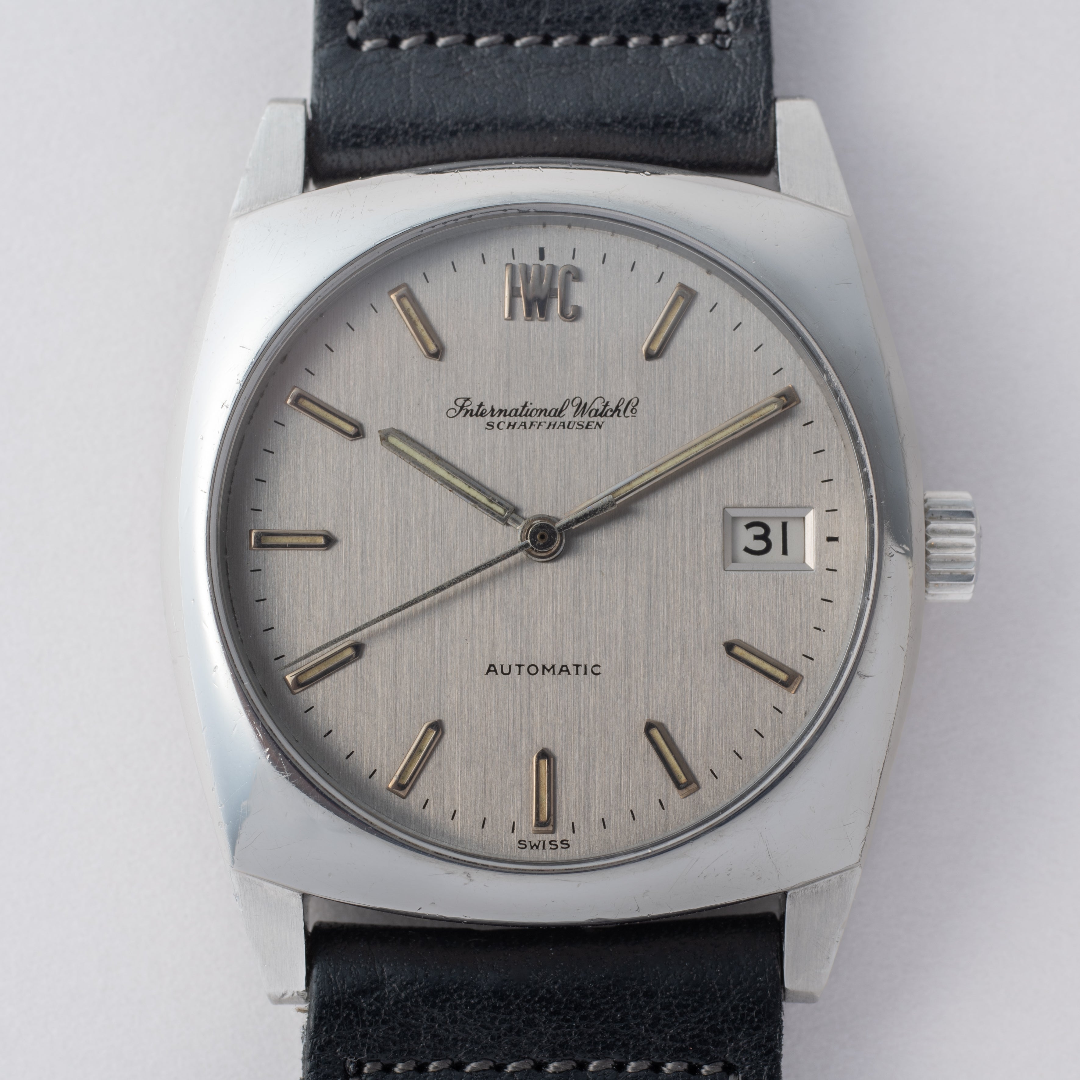 IWC 1978年製 ゴルフクラブ表記なし Cal.8541B ジェラルド・ジェンタデザイン