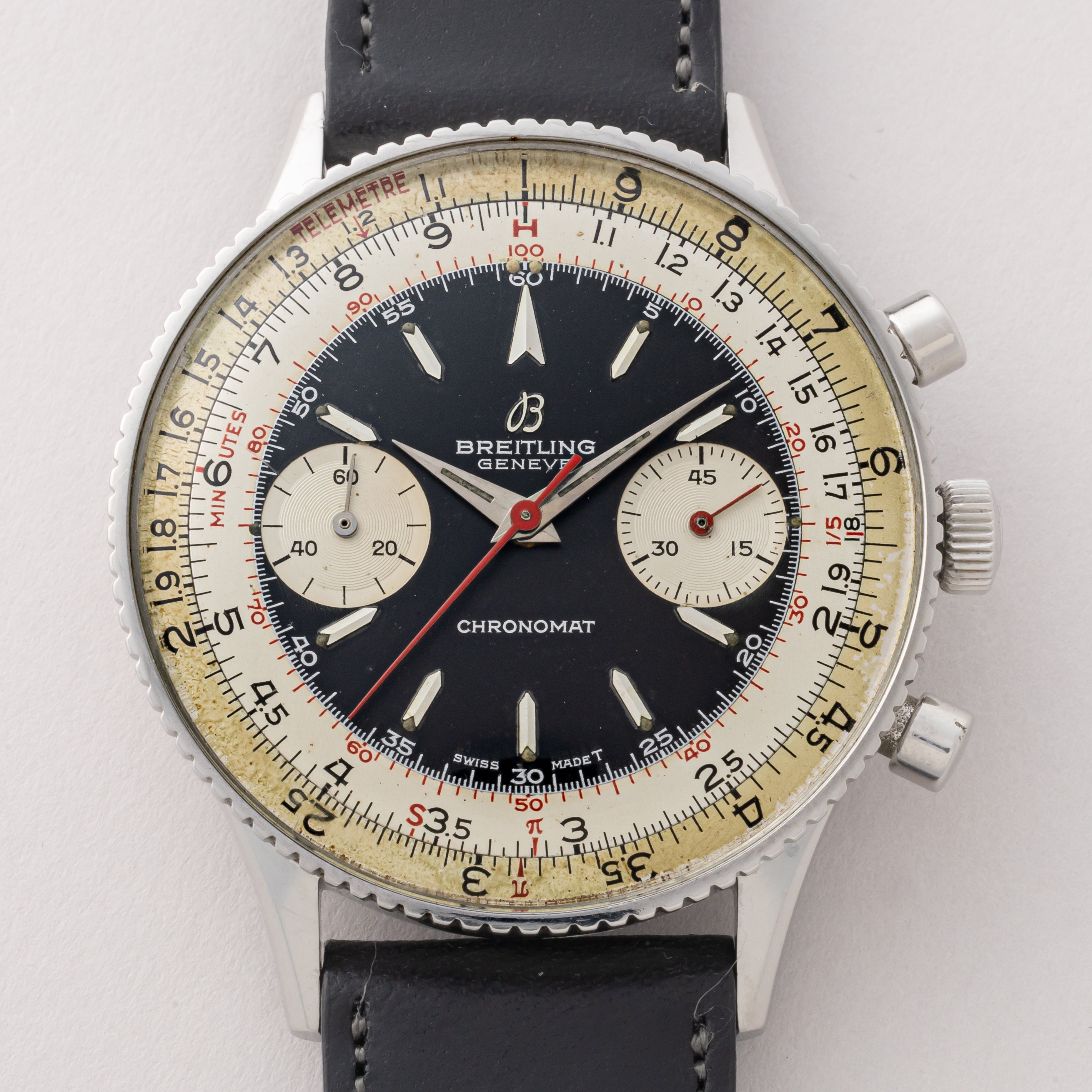 ブライトリング クロノマット 2nd 1960年代 ブラックダイヤル Ref.808