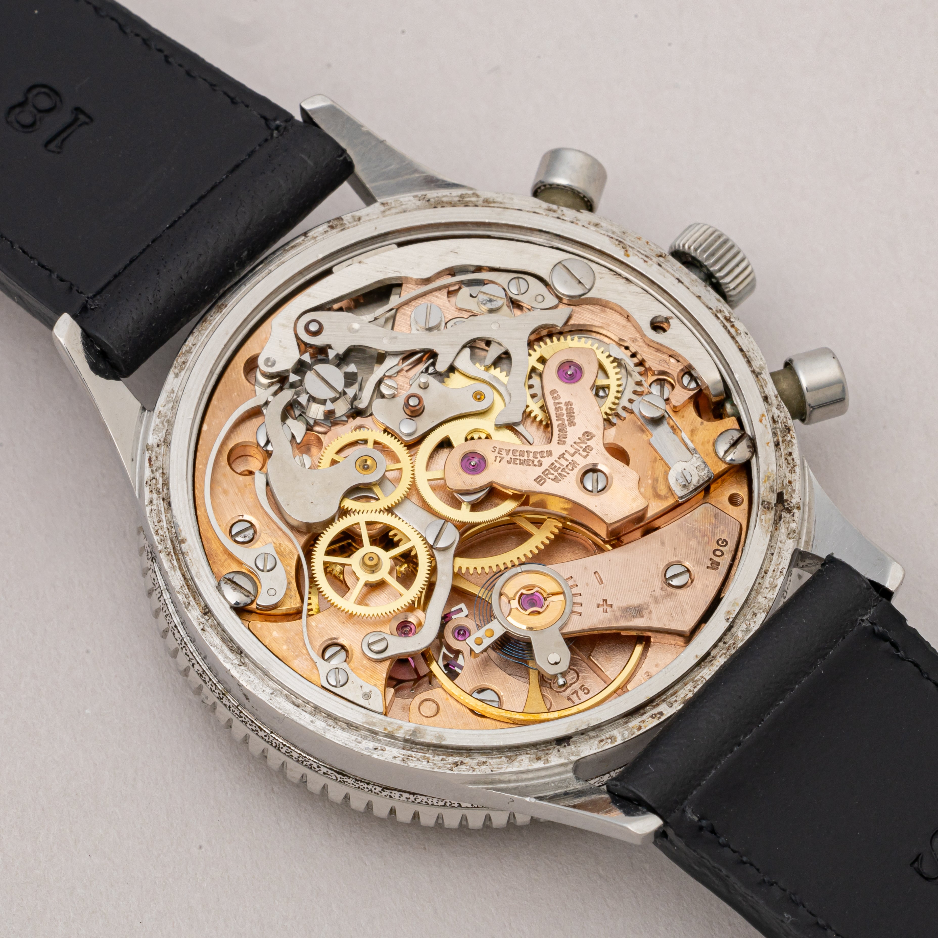 ブライトリング クロノマット 2nd 1960年代 ブラックダイヤル Ref.808