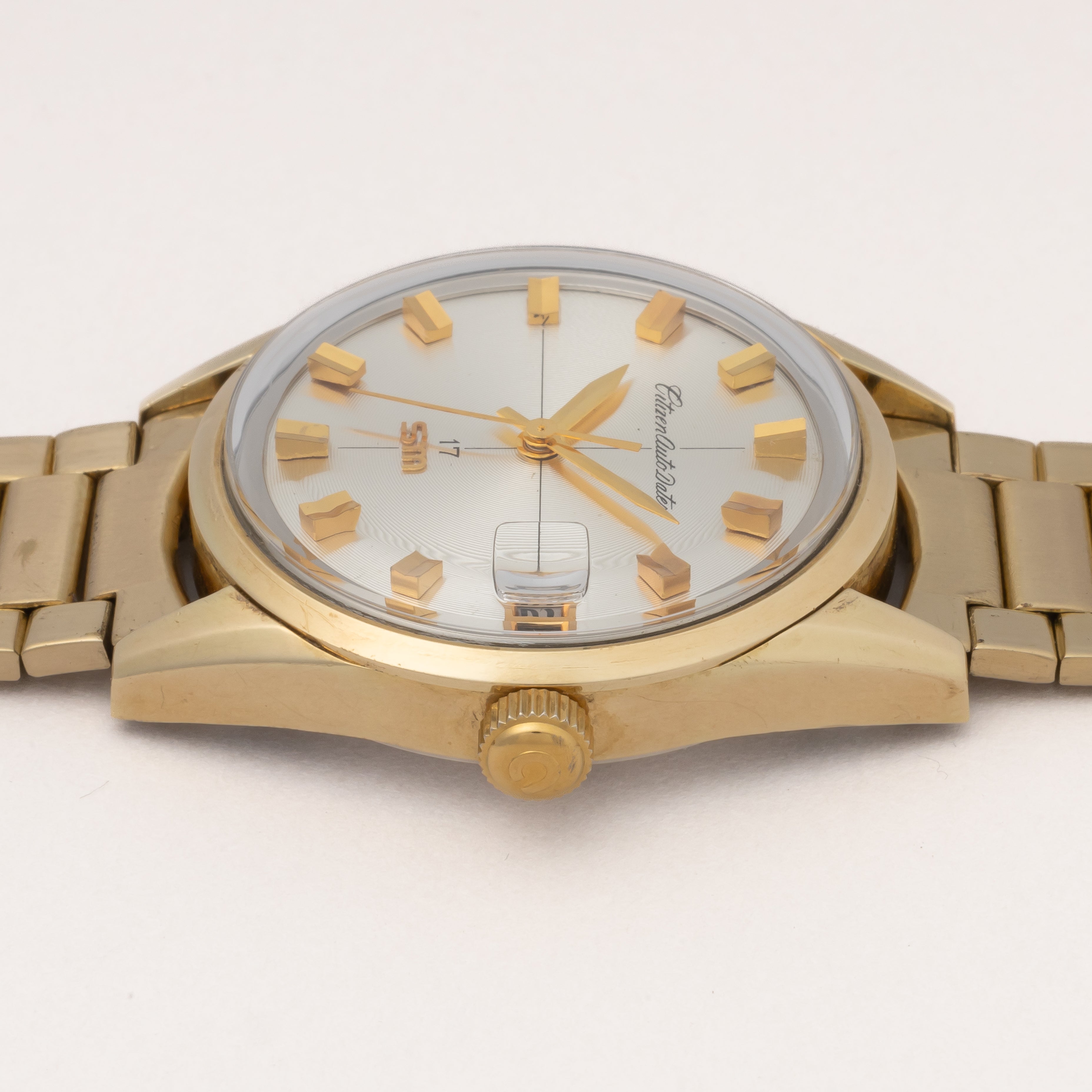 シチズン オートデーター S.G.F 1965年製 Ref.51201-Y クロスラインダイヤル