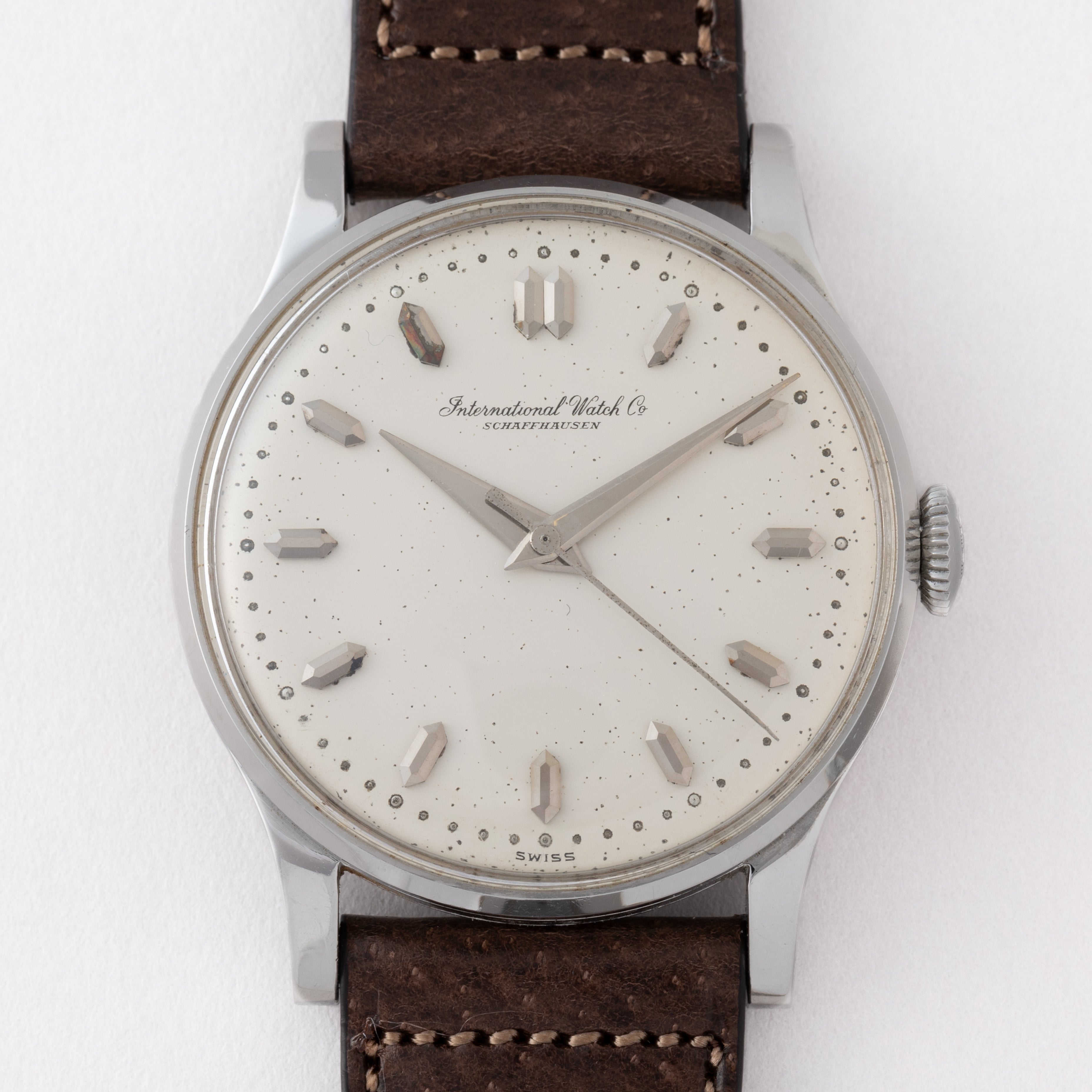 IWC ラウンドケース 1958年製 手巻き  Cal.89 オリジナルダイヤル