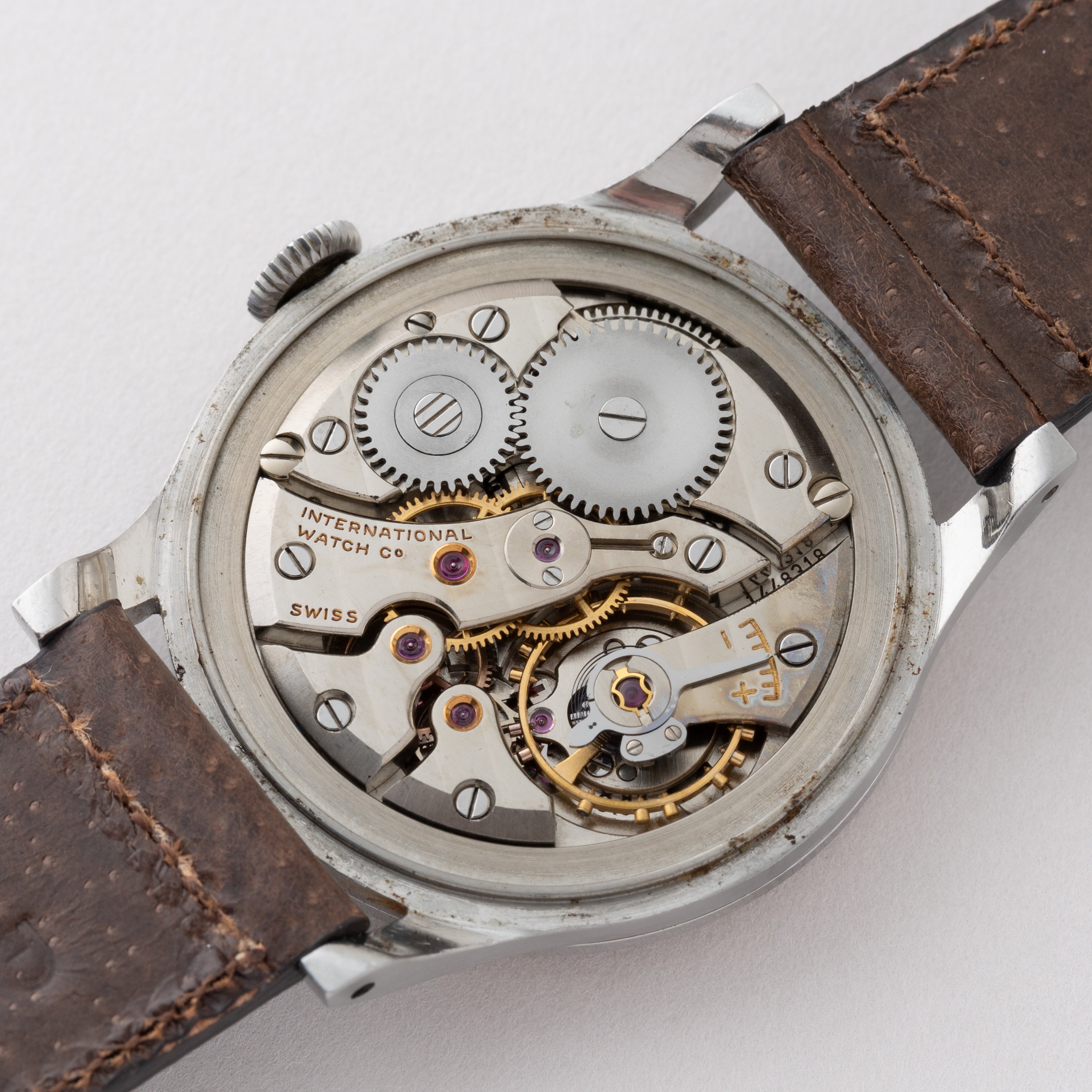 IWC ラウンドケース 1958年製 手巻き  Cal.89 オリジナルダイヤル