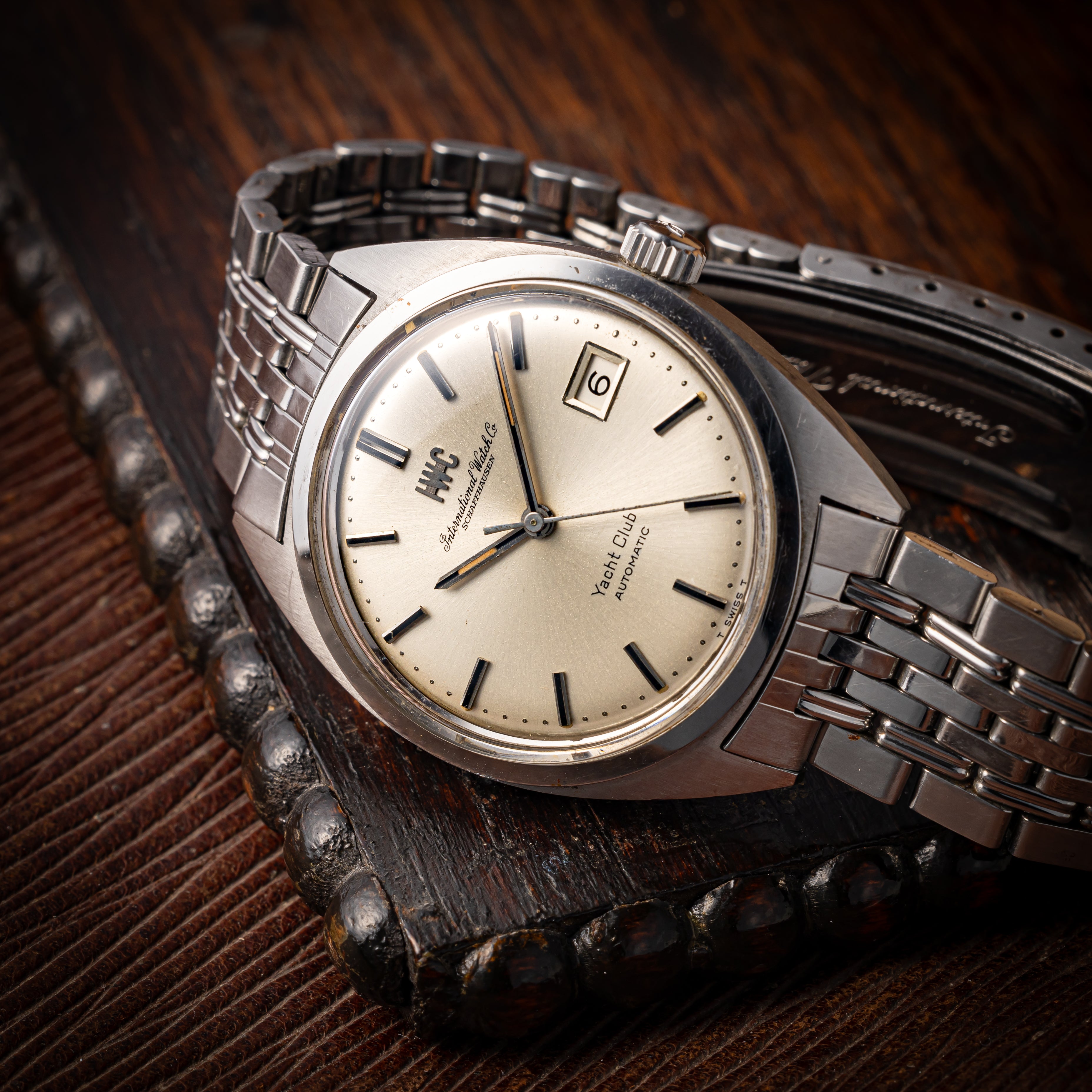 IWC ヨットクラブ 純正ゲイフレアーブレス付き 1970年製（昭和45年製）