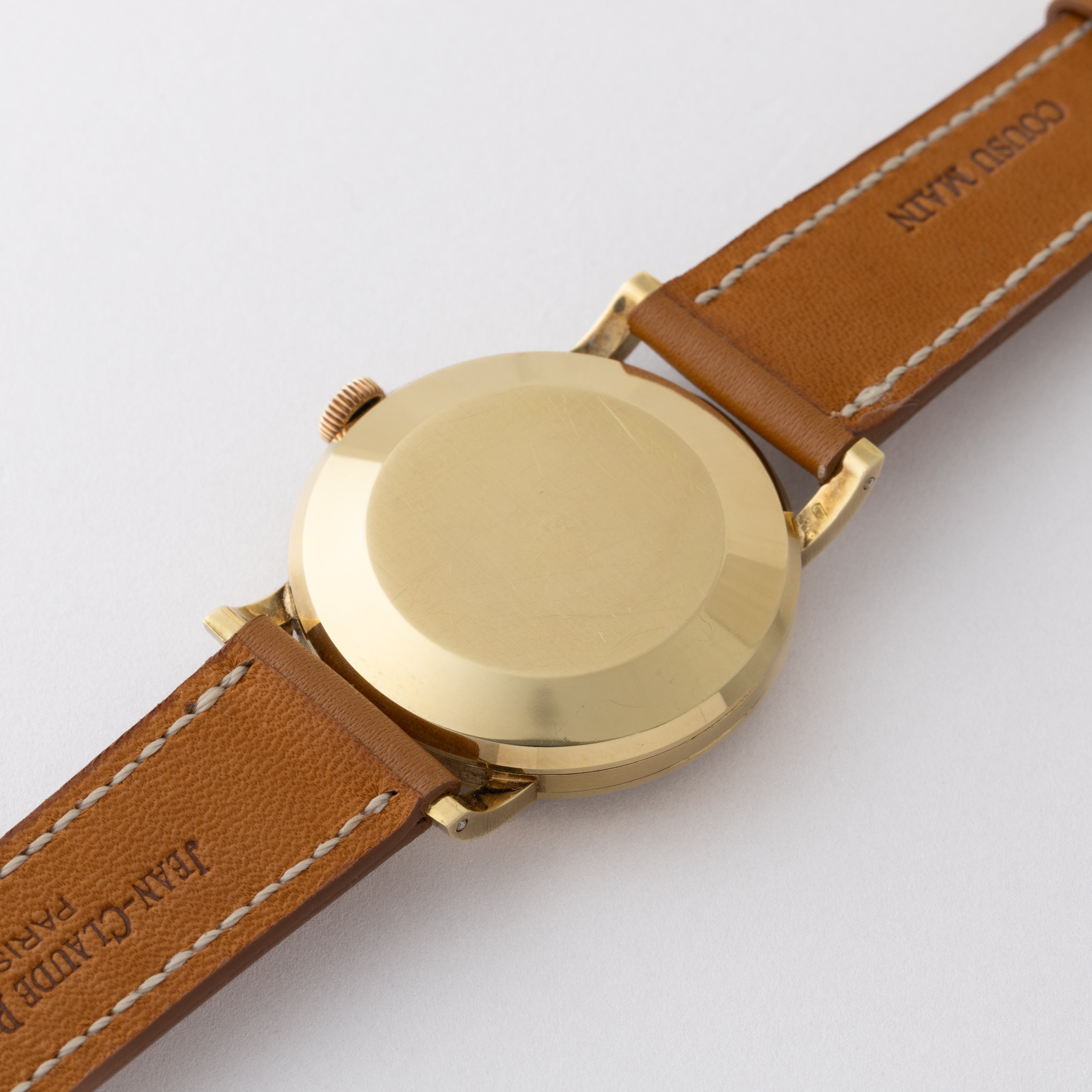 IWC 18金無垢ラウンドケース1957年製 箱、販売店ギャラ付き ペラトン式自動巻Cal.852