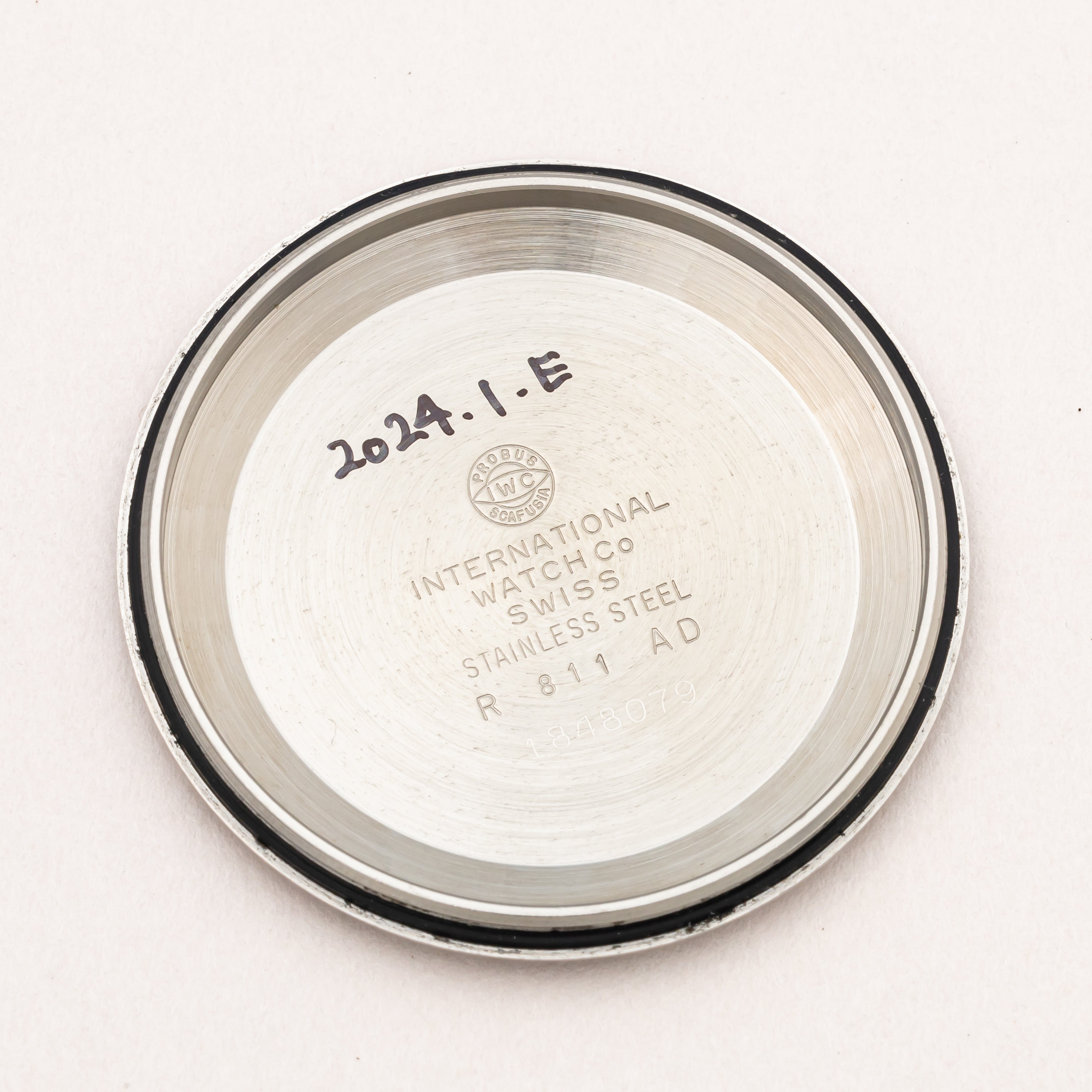 IWC ヨットクラブ 1966年製 オリジナルブラックダイヤル 純正ゲイフレアーブレス Cal.8541