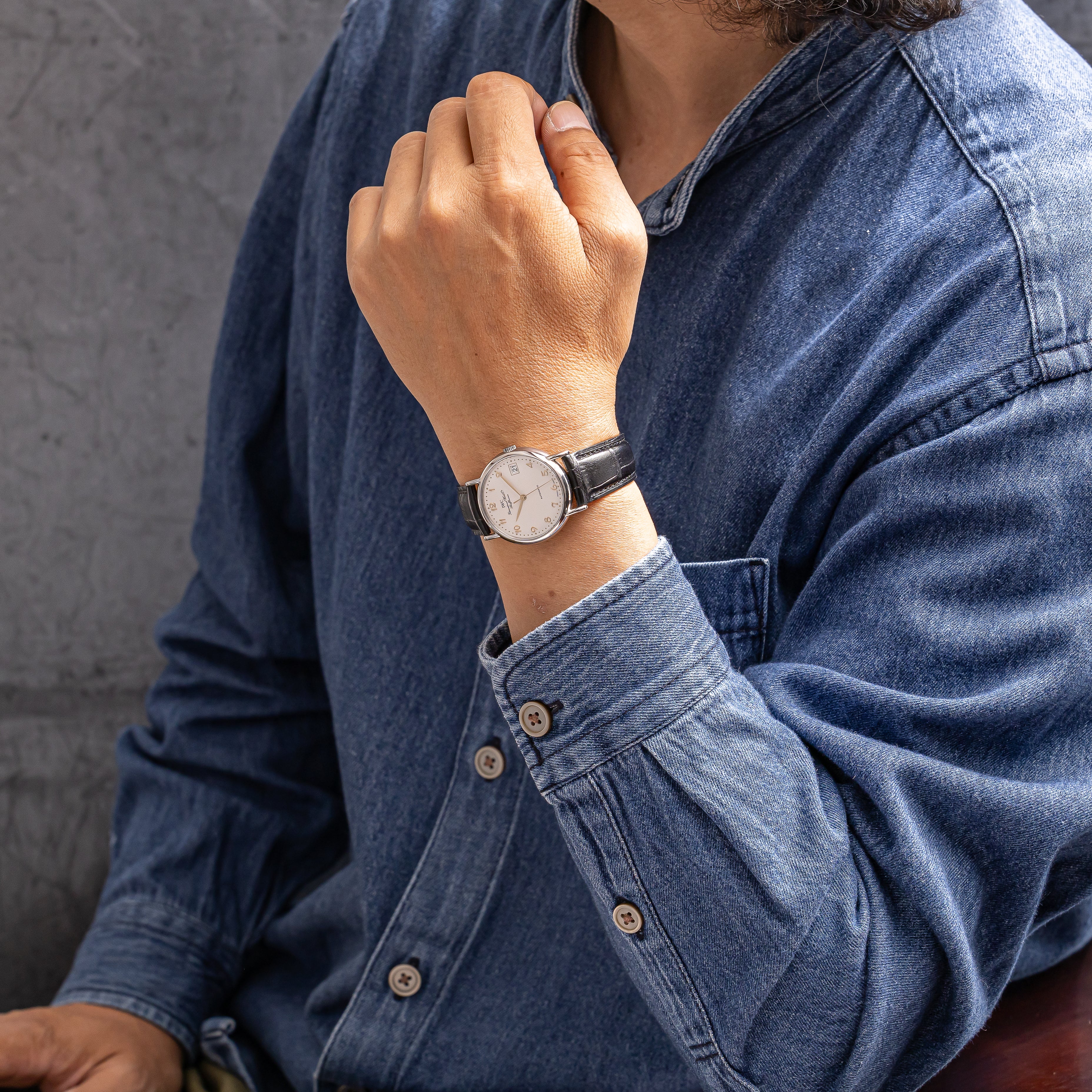 ポートフィノ 2002年製 デイト アラビアダイヤル 箱、ギャラ、説明書付き