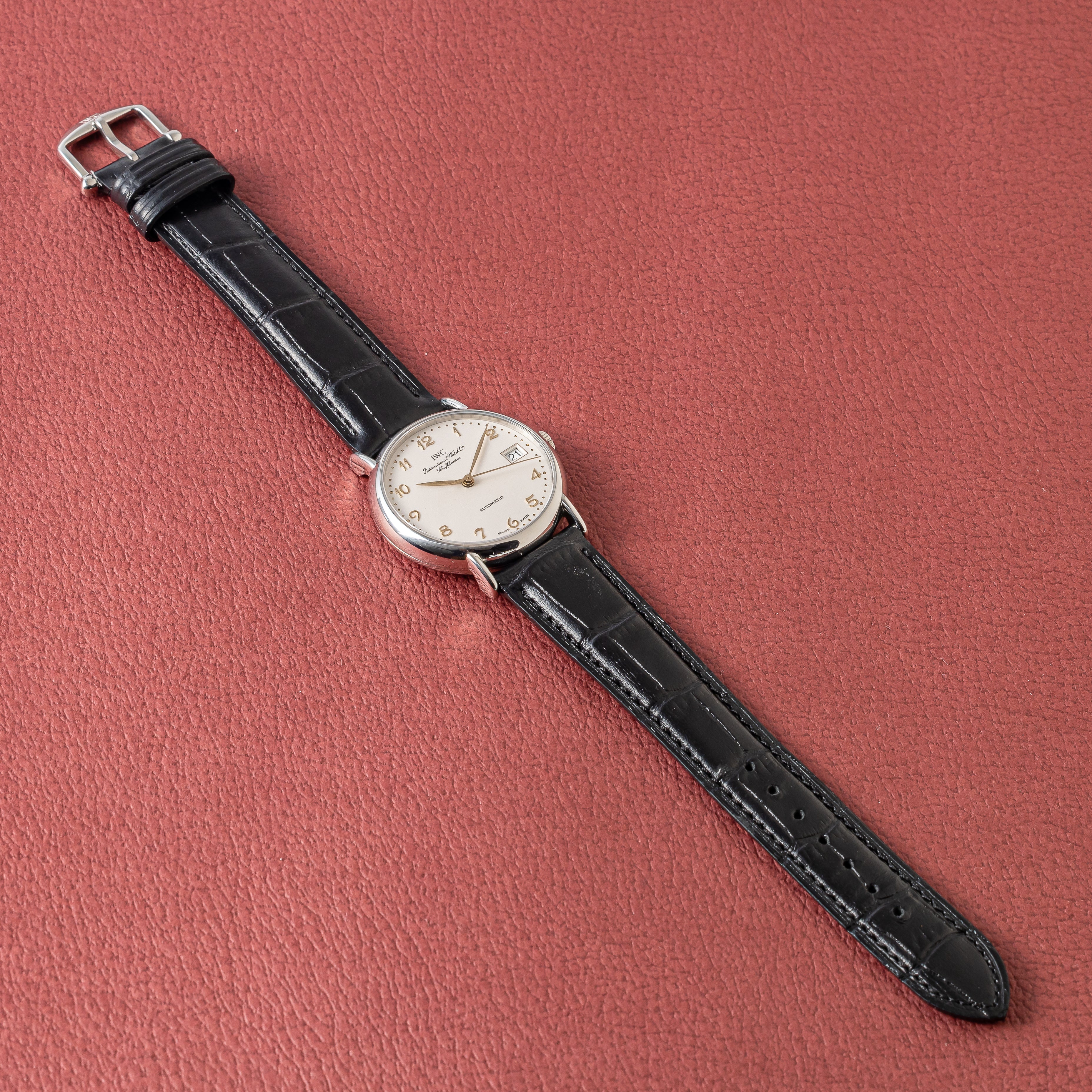 ポートフィノ 2002年製 デイト アラビアダイヤル 箱、ギャラ、説明書付き