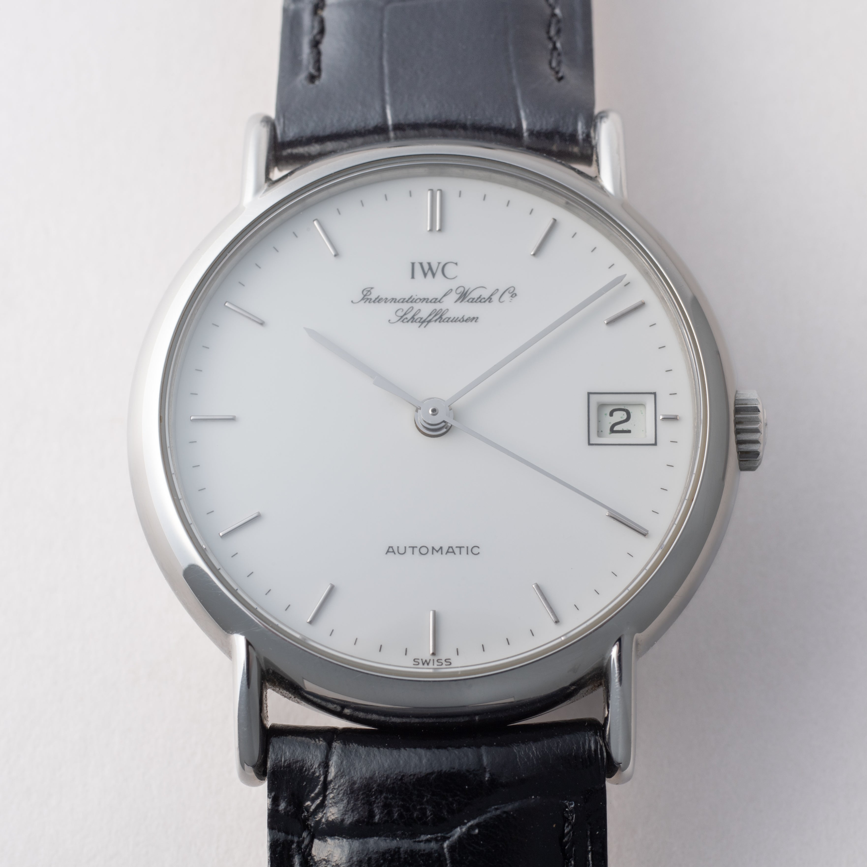 IWC ポートフィノ 1991年製 Ref.3513 ホワイトダイヤル 純正尾錠付き