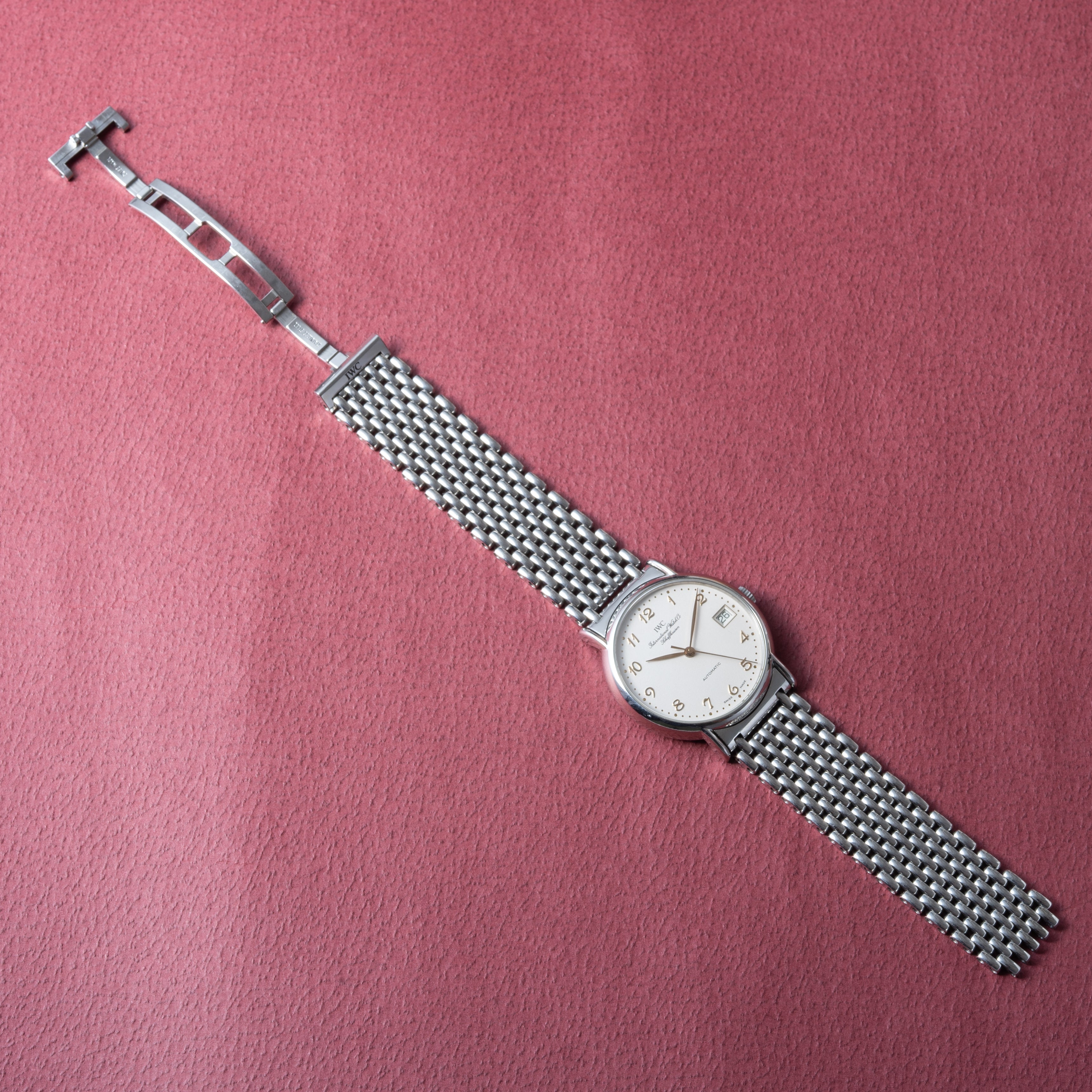 IWC ポートフィノ デイト アラビアダイヤル 1991年製 純正ブレス付き