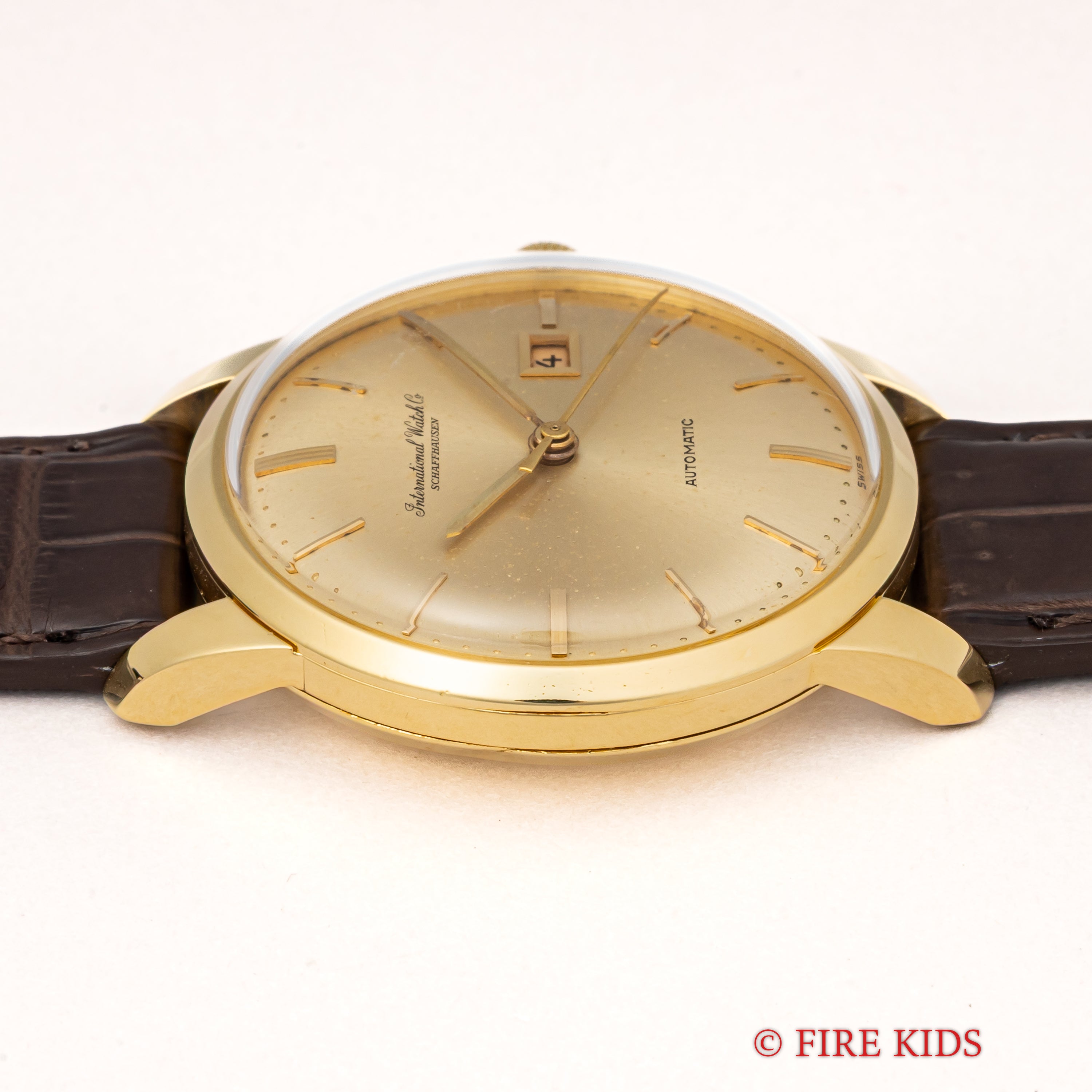 IWC ラウンドケース 自動巻き 18金無垢 Ref.R348 13A 1963年製 Cal.8531
