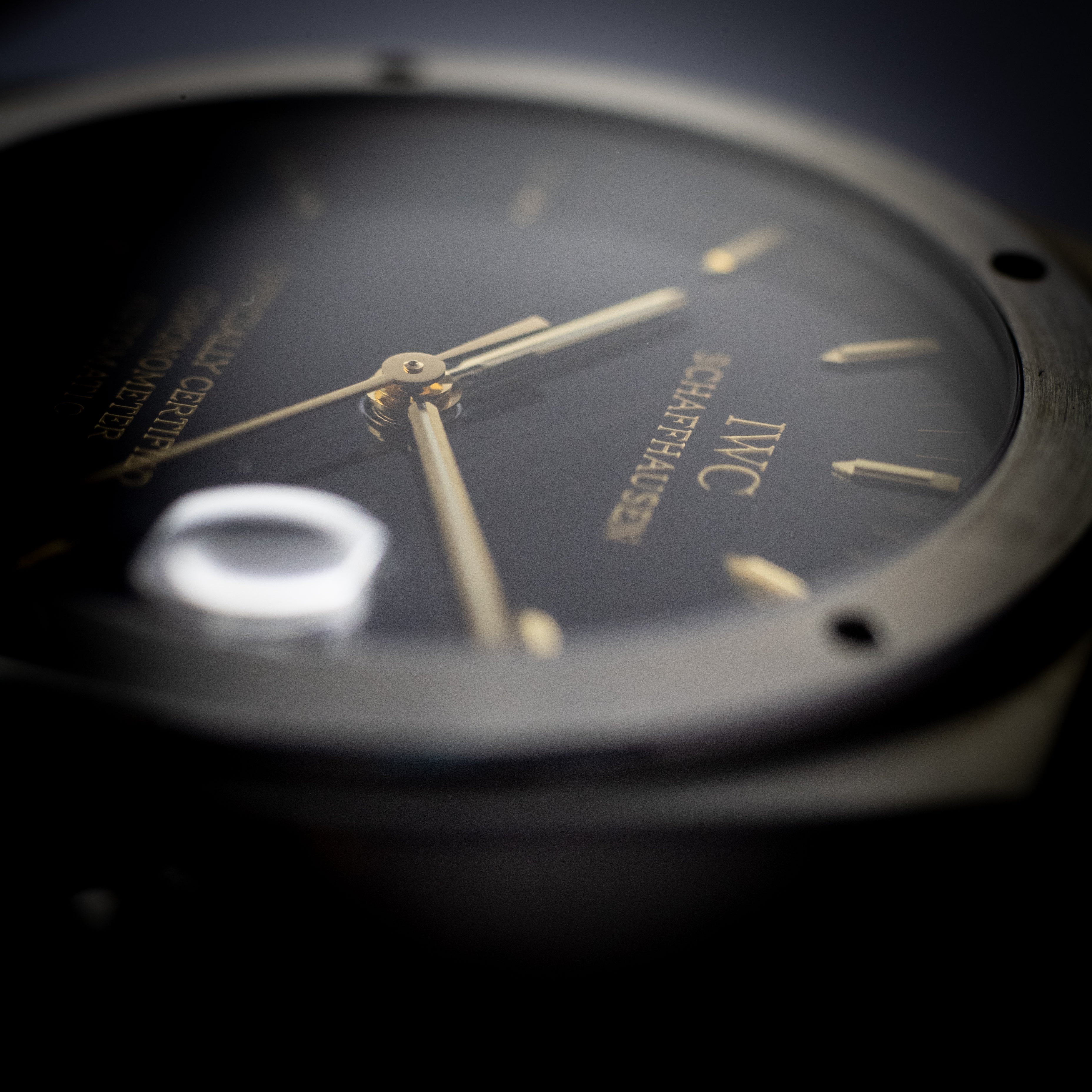 IWC インヂュニア 1995年製 ミントコンディション ブラックダイヤル Ref.3521