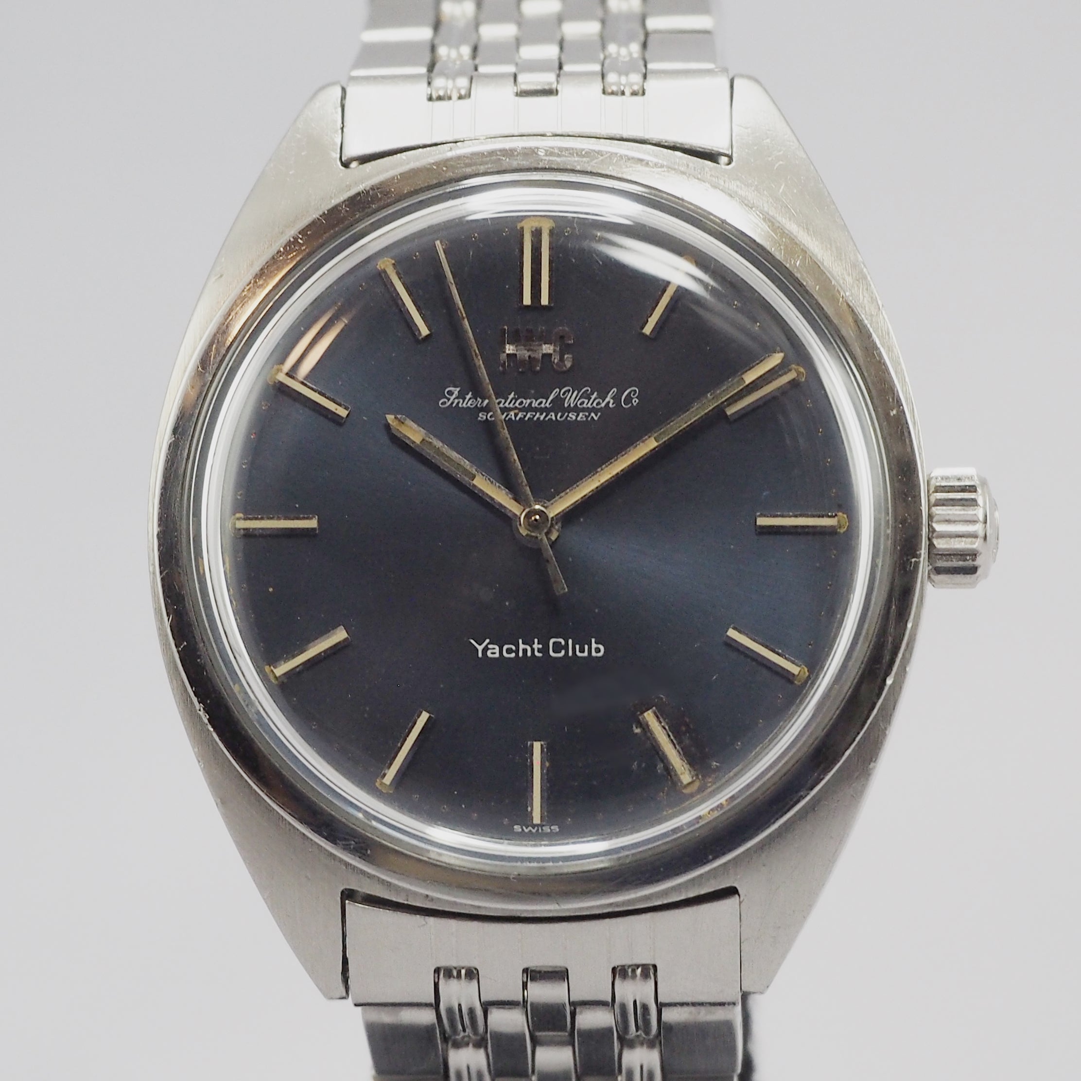 IWC ヨットクラブCal.89 1974年製 純正ステンレスブレス 手巻き式