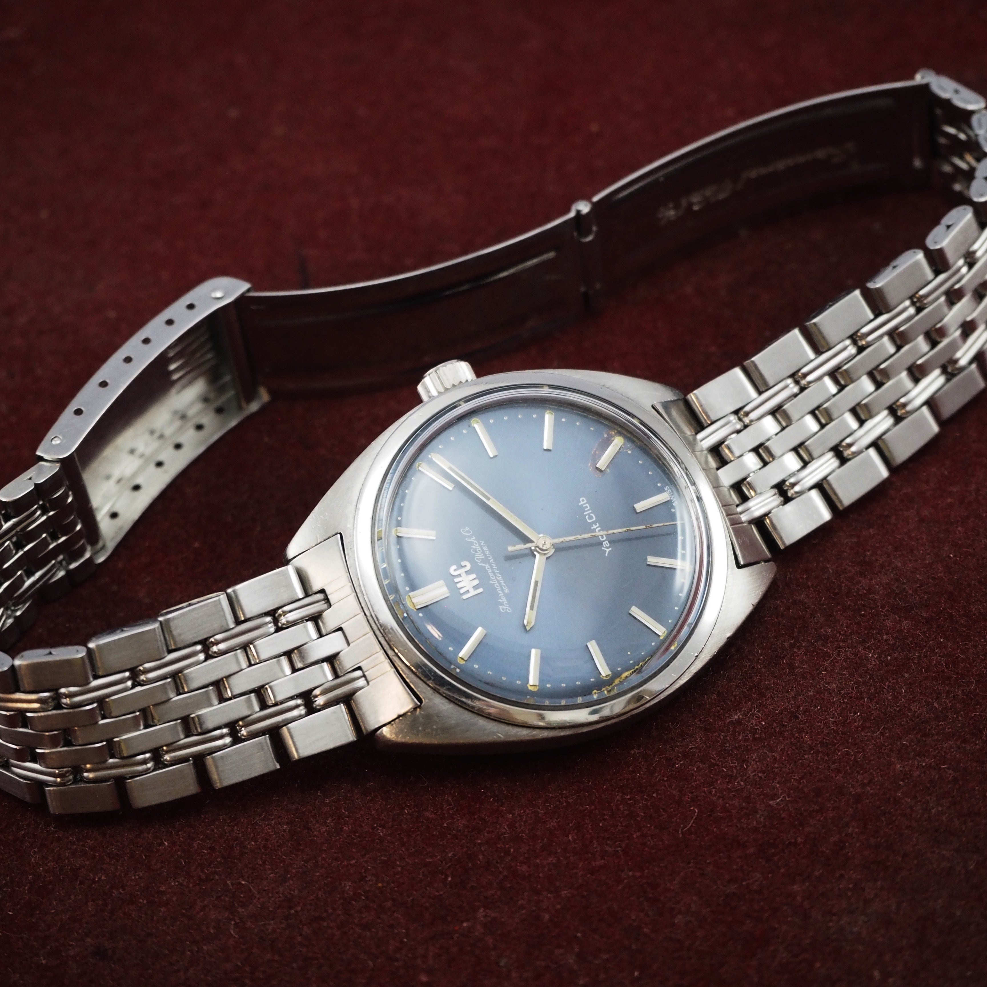 IWC ヨットクラブCal.89 1974年製 純正ステンレスブレス 手巻き式