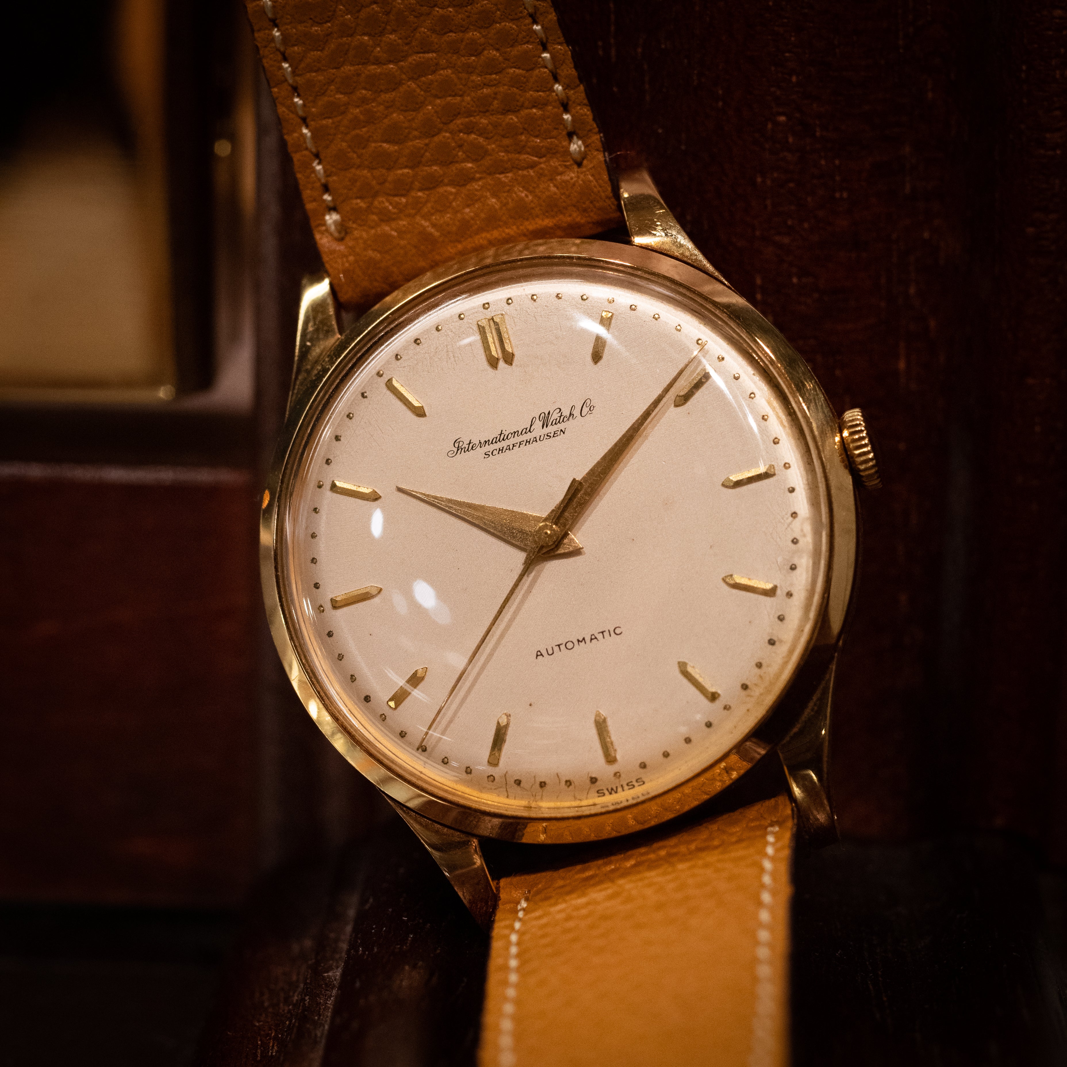 IWC 18KYG 1961年製 オートマチック Cal.853 ラウンド