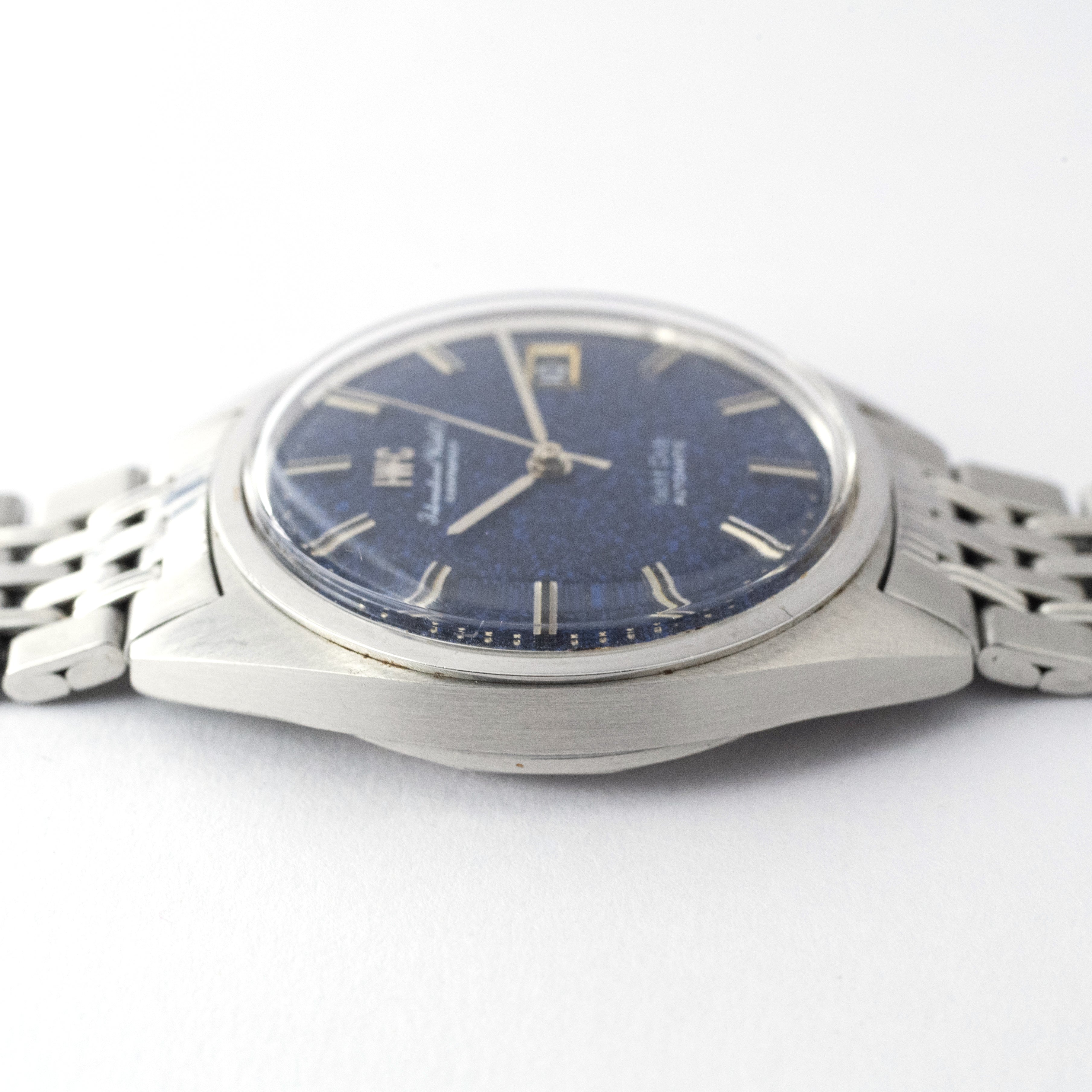 ＩＷＣヨットクラブ ブルーマーブル 1969年製 純正ステンレスブレス