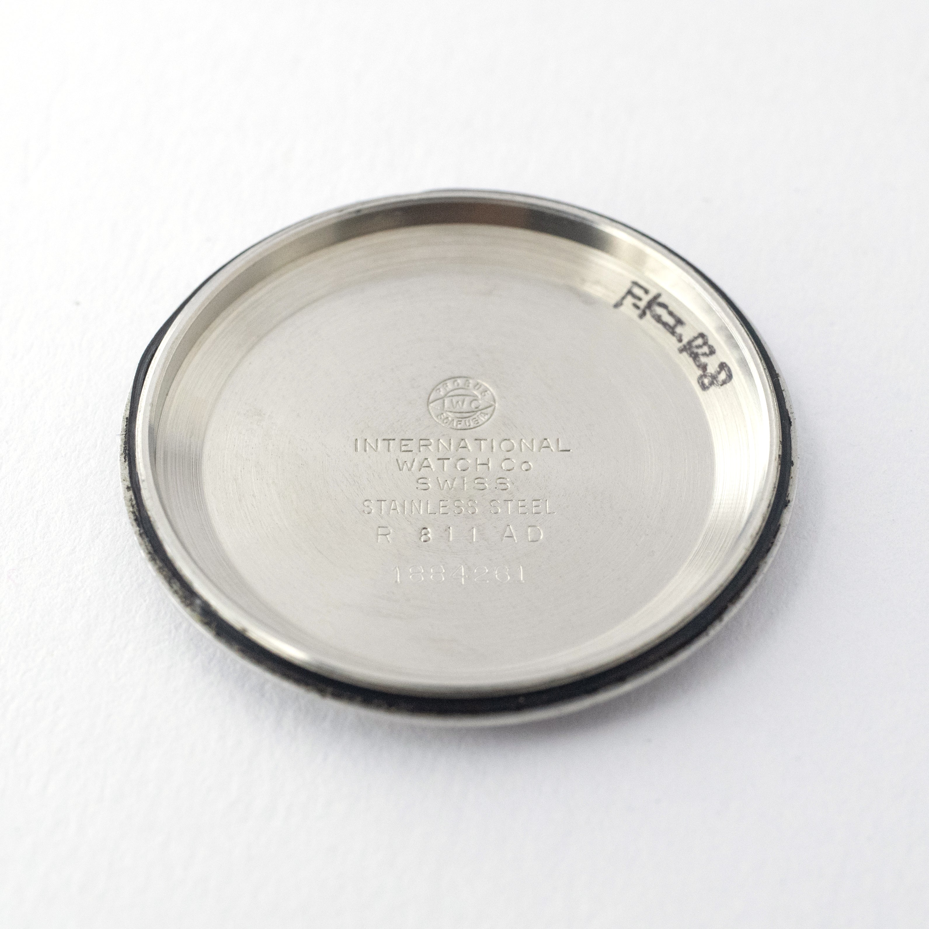 ＩＷＣヨットクラブ ブルーマーブル 1969年製 純正ステンレスブレス