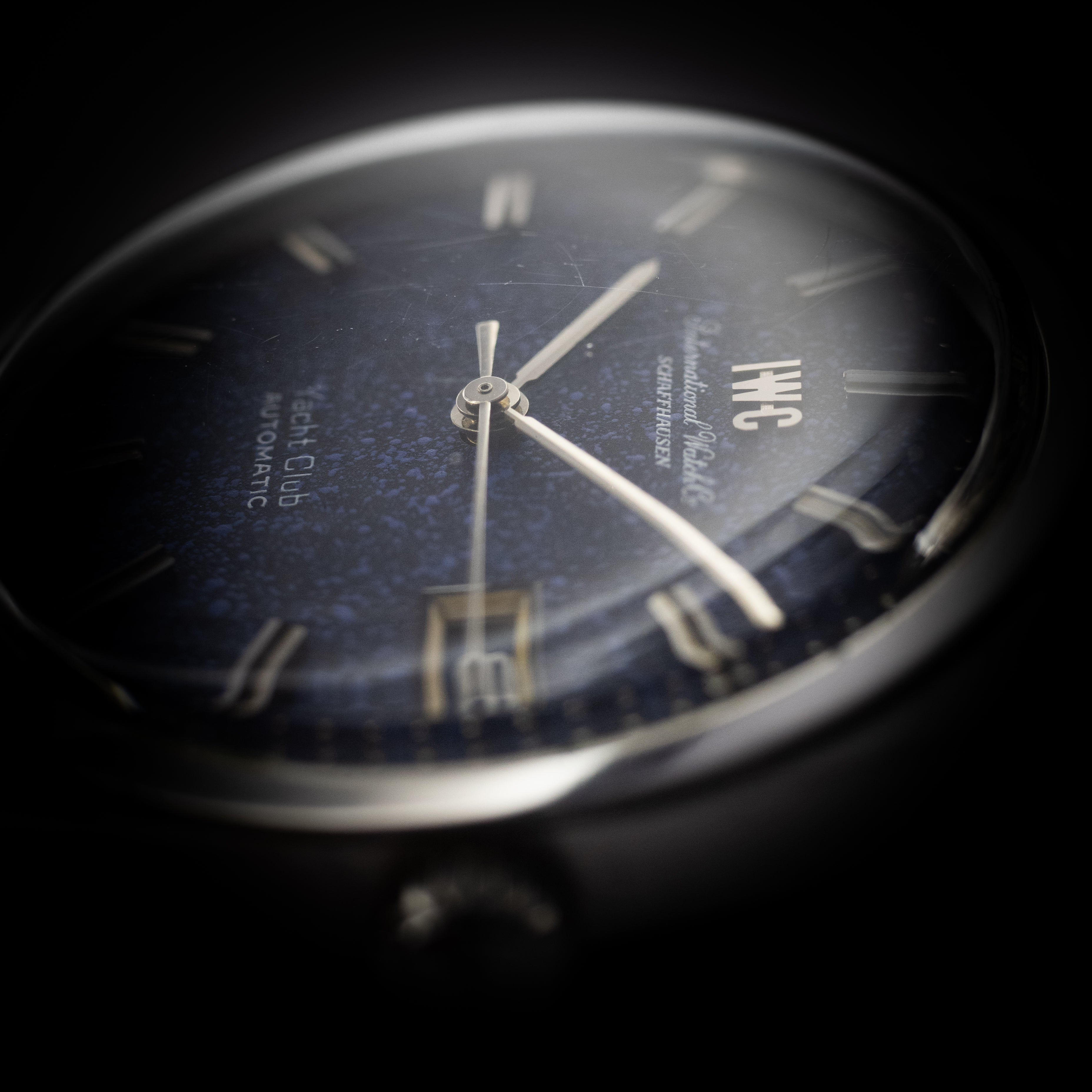 ＩＷＣヨットクラブ 1969年製  希少ブルーマーブル Ref.R811AD 純正ステンレスブレス