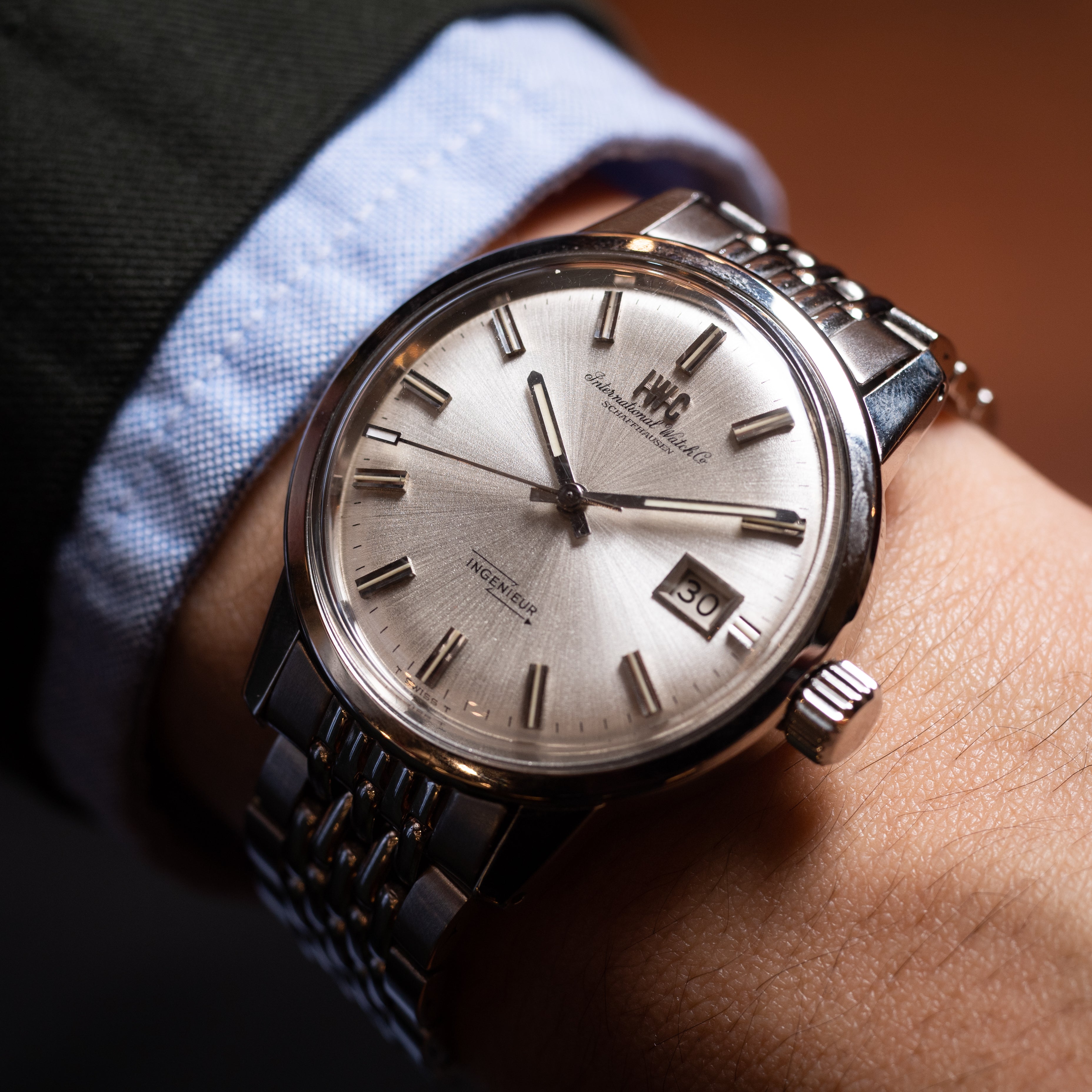 IWC インヂュニア 1973年製 Ref.866A Cal.8541 純正ステンレスブレス アーカイブ付き