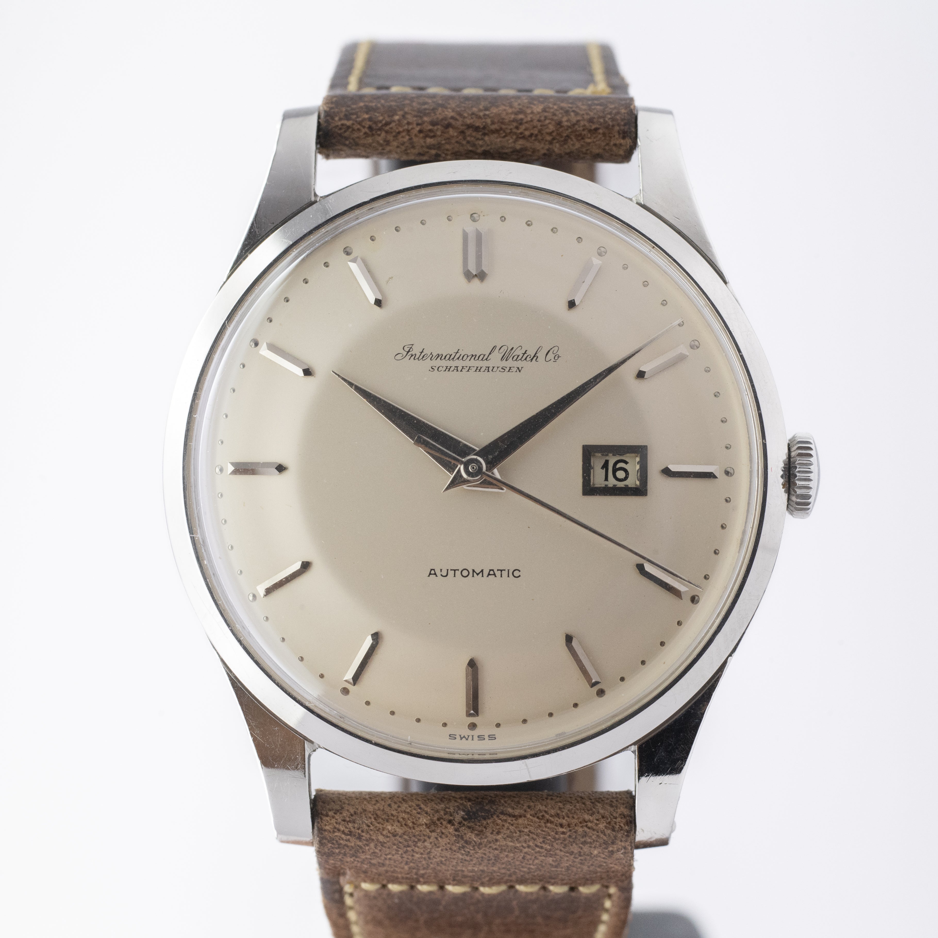 IWC ペラトン式オートマチック Cal.8531 1961年製 寄り目デイト ラウンドケース