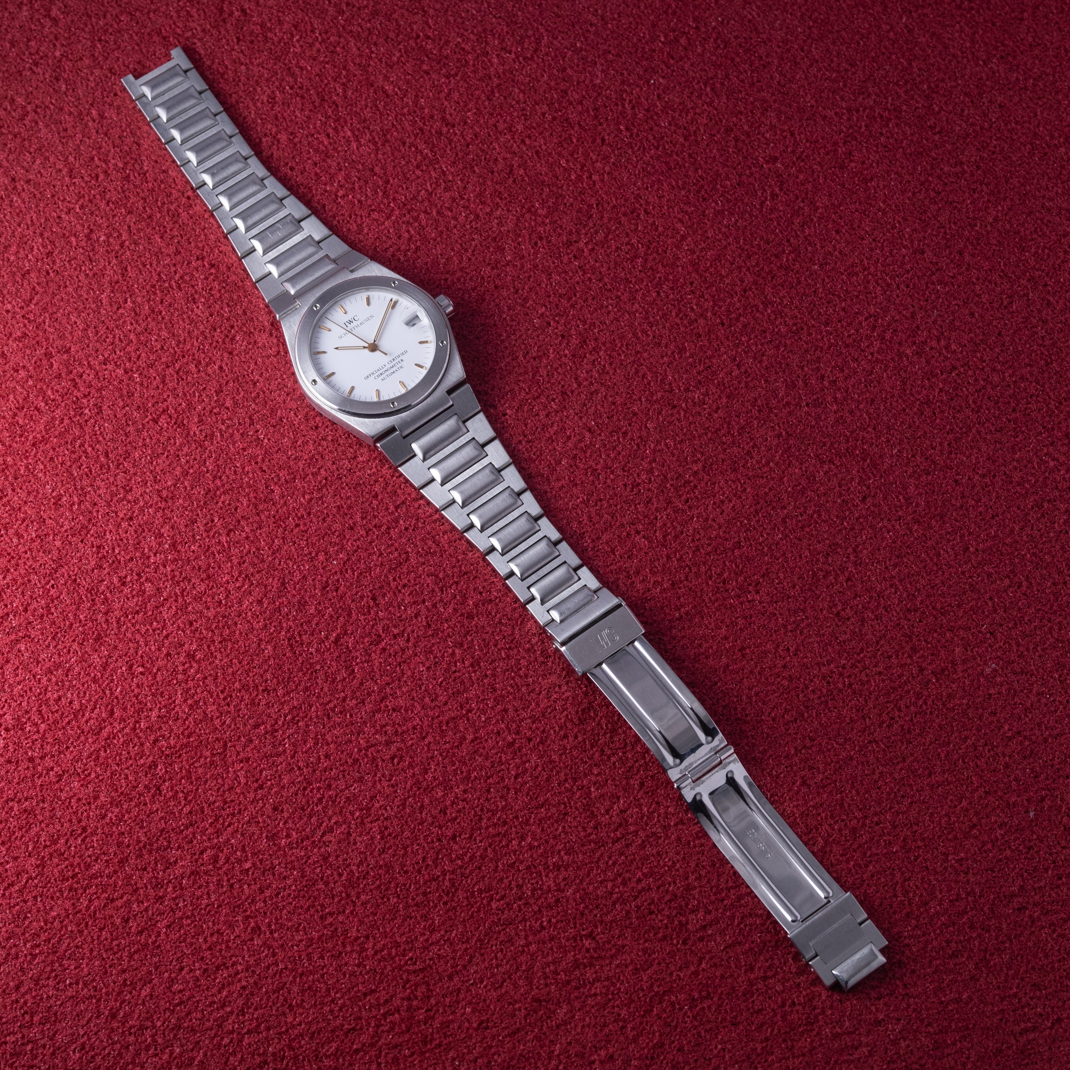 IWC インヂュニア Ref.3521 ホワイトダイヤル 1993年製 Cal.887/2 クロノメーター