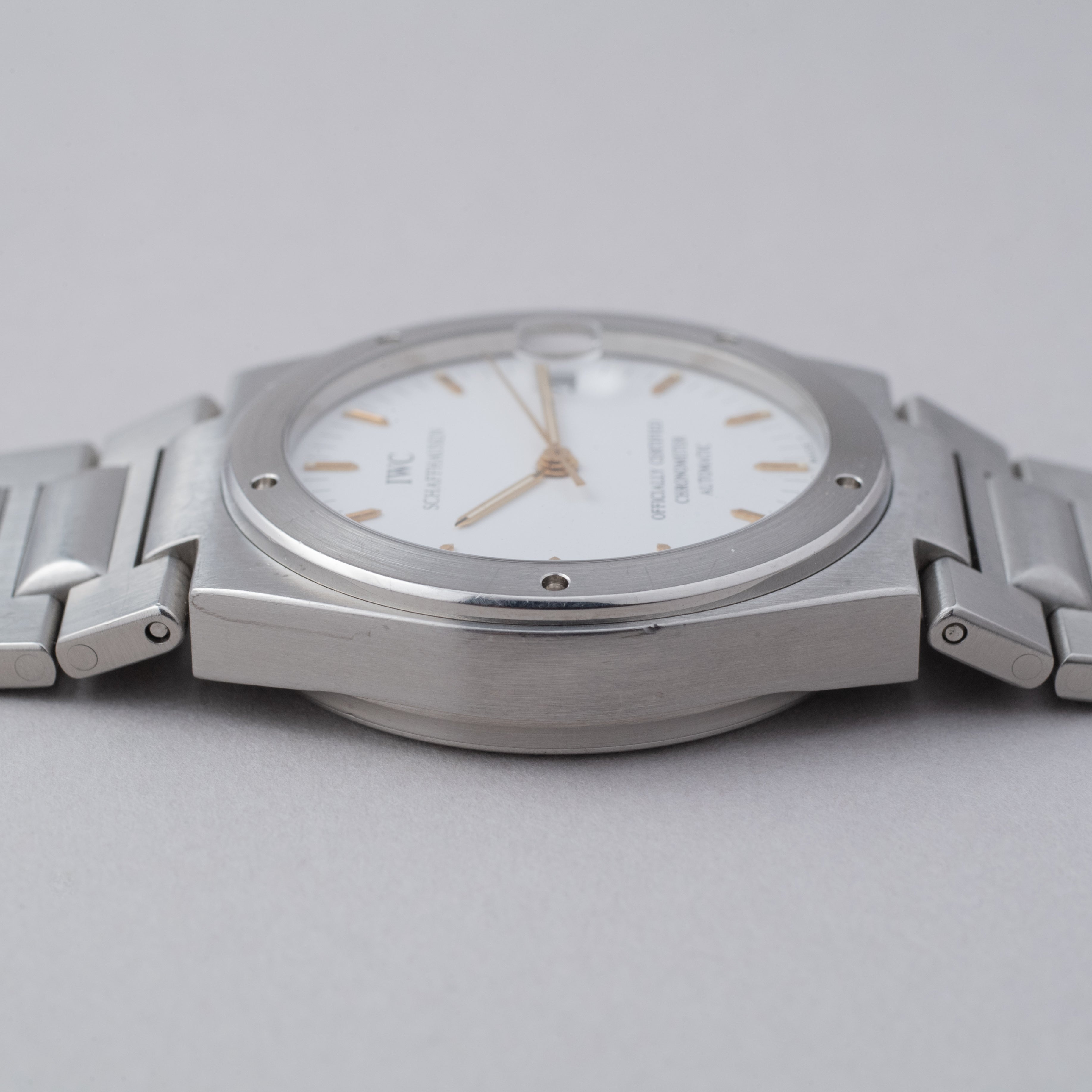 IWC インヂュニア Ref.3521 ホワイトダイヤル 1993年製 Cal.887/2 クロノメーター