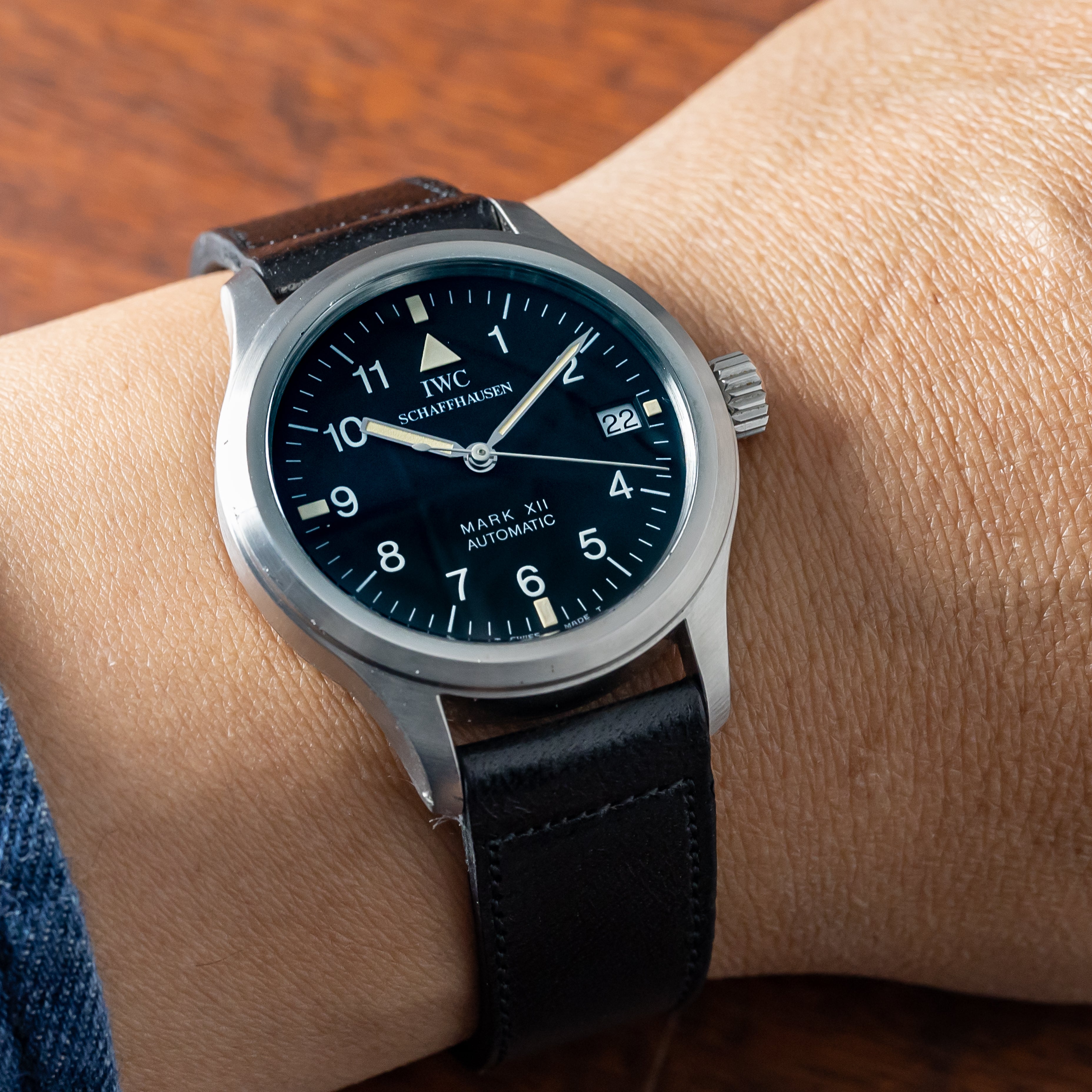 IWC マーク12 1996年製 Cal.884/2 Ref.3241 ギャラ 純正尾錠付き