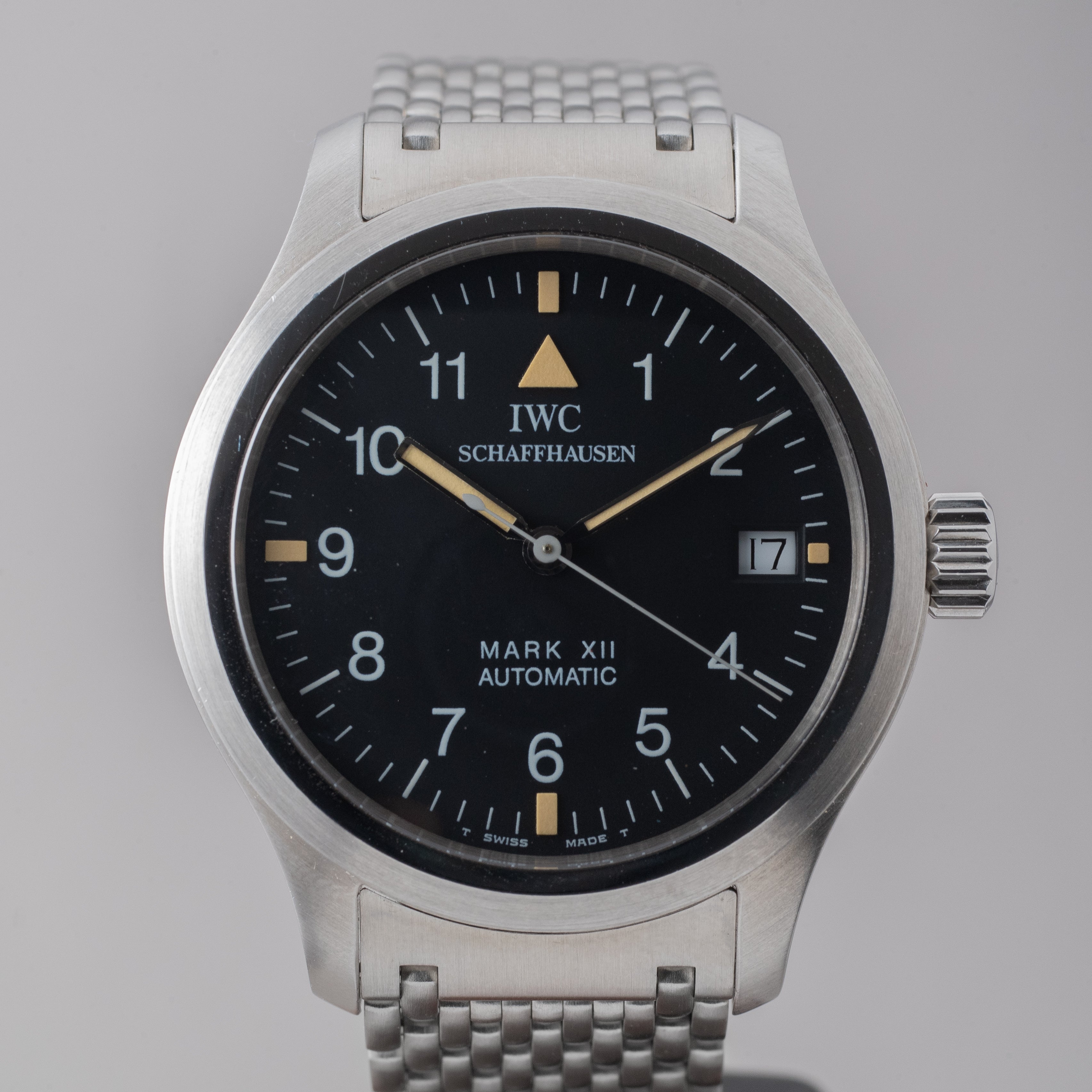 IWC マーク12 純正ステンレスブレス 1999年製 ギャラ付