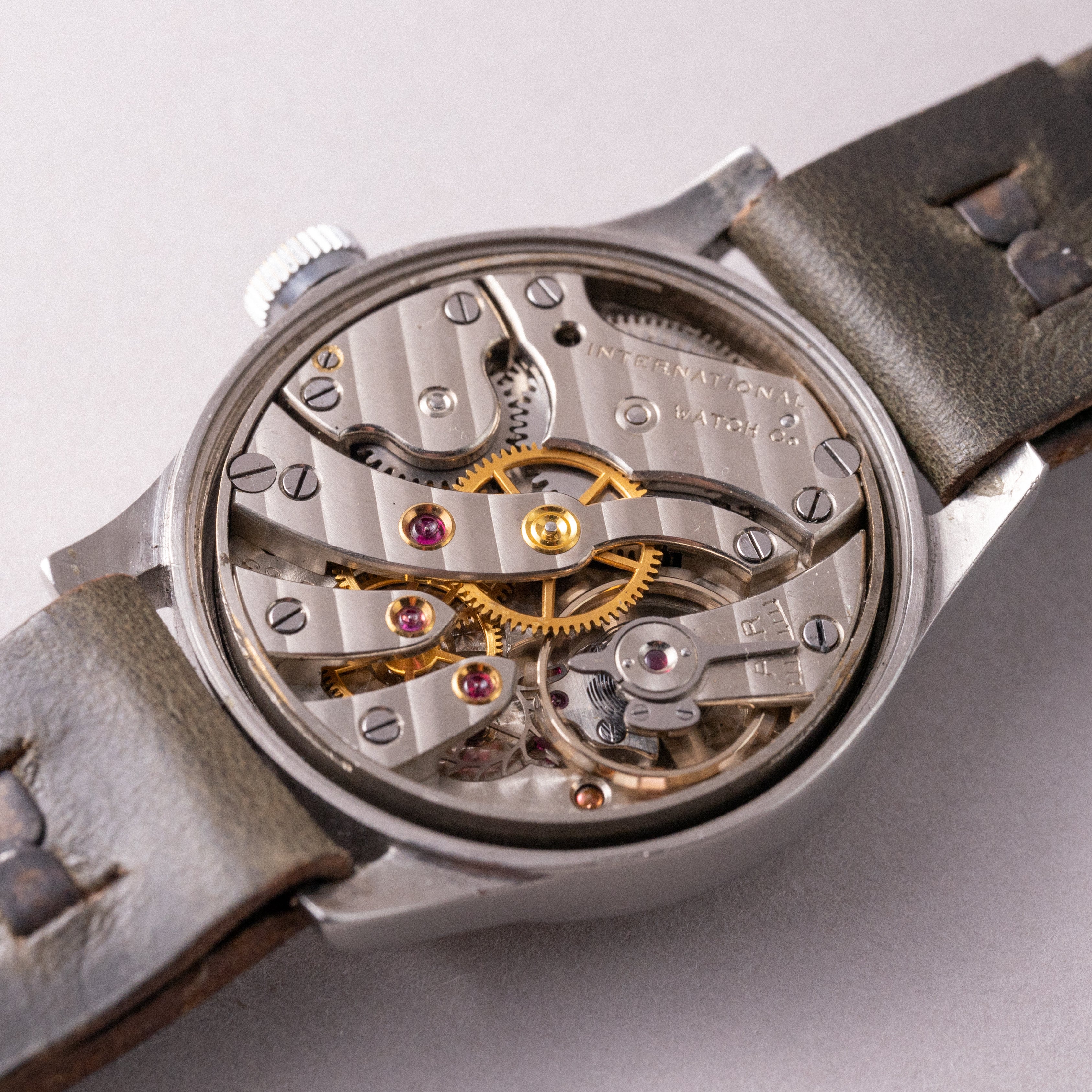 IWC 全アラビア 1938年製 Cal.83 箱付き ラウンドケース