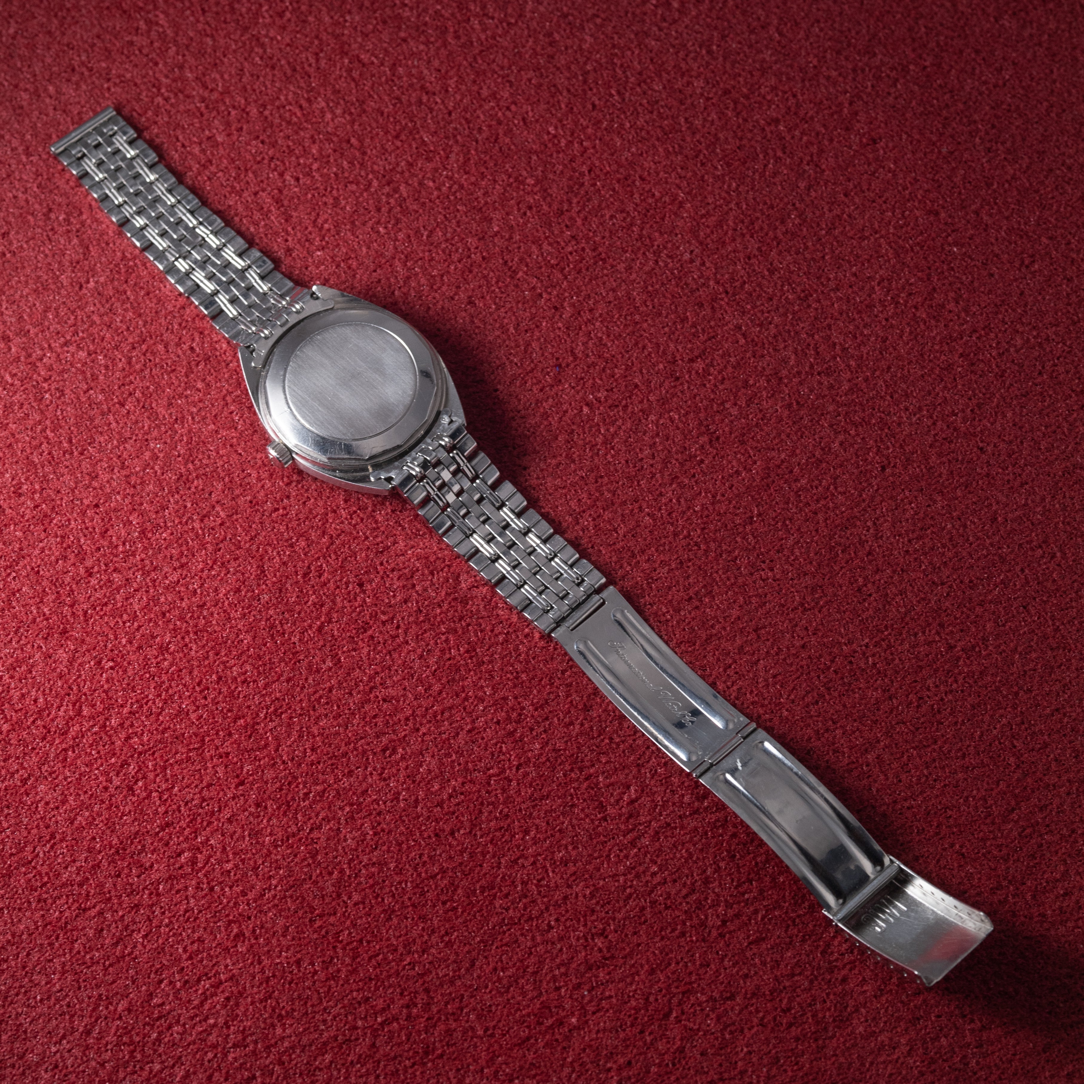 IWC ヨットクラブ ブルー 希少Cal.89搭載手巻きモデル 1974年製 純正GFブレス