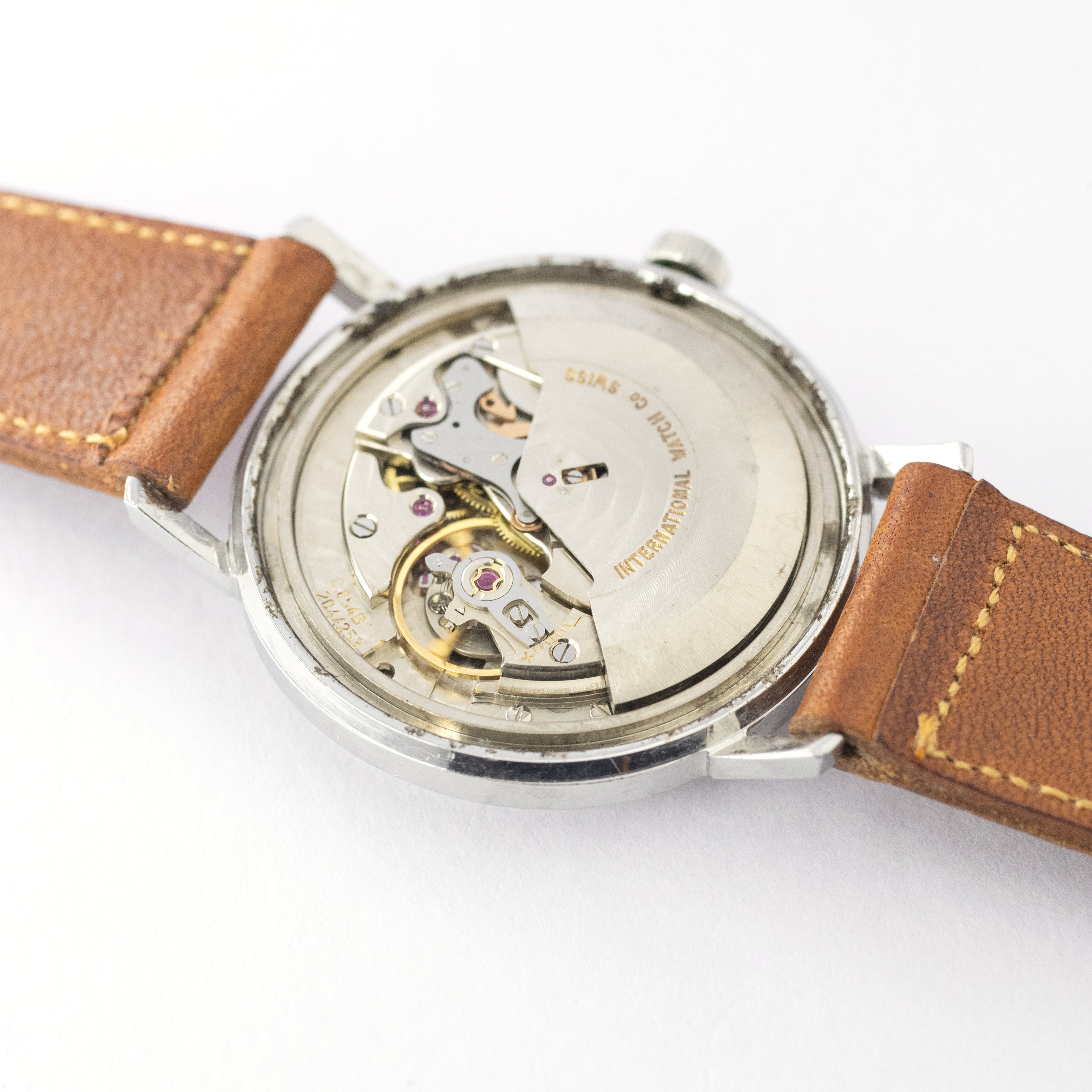 IWC ラウンド 1971年製 オートマチック Cal.854B ホワイトローマン ノンデイト