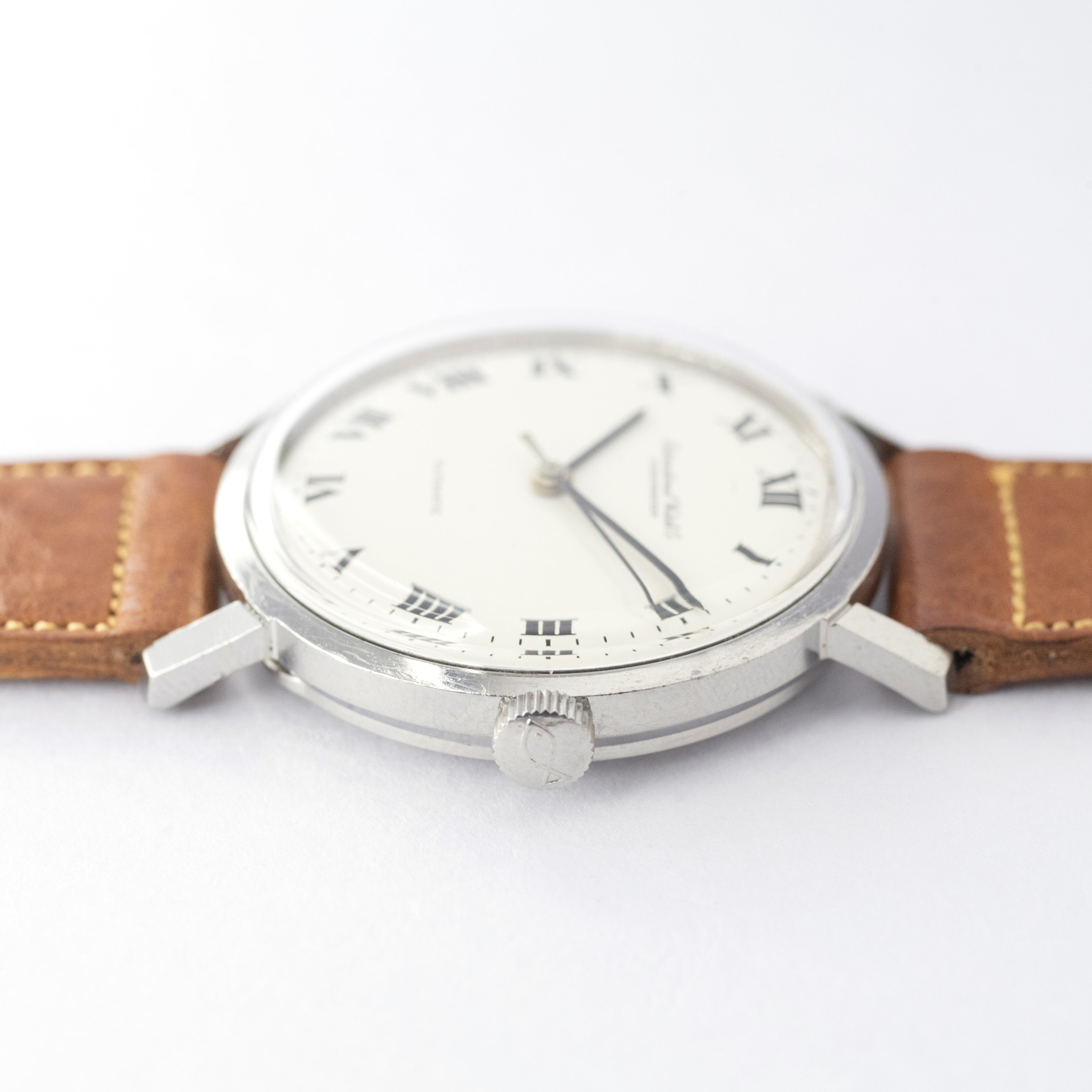 IWC ラウンド 1971年製 オートマチック Cal.854B ホワイトローマン ノンデイト